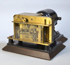 Antique Danish SNTS Morse Telegraph Register Wheatstone transmitter w motor