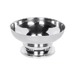 Bol danois ancien Art Nouveau sur pied en argent sterling par Georg Jensen 1915