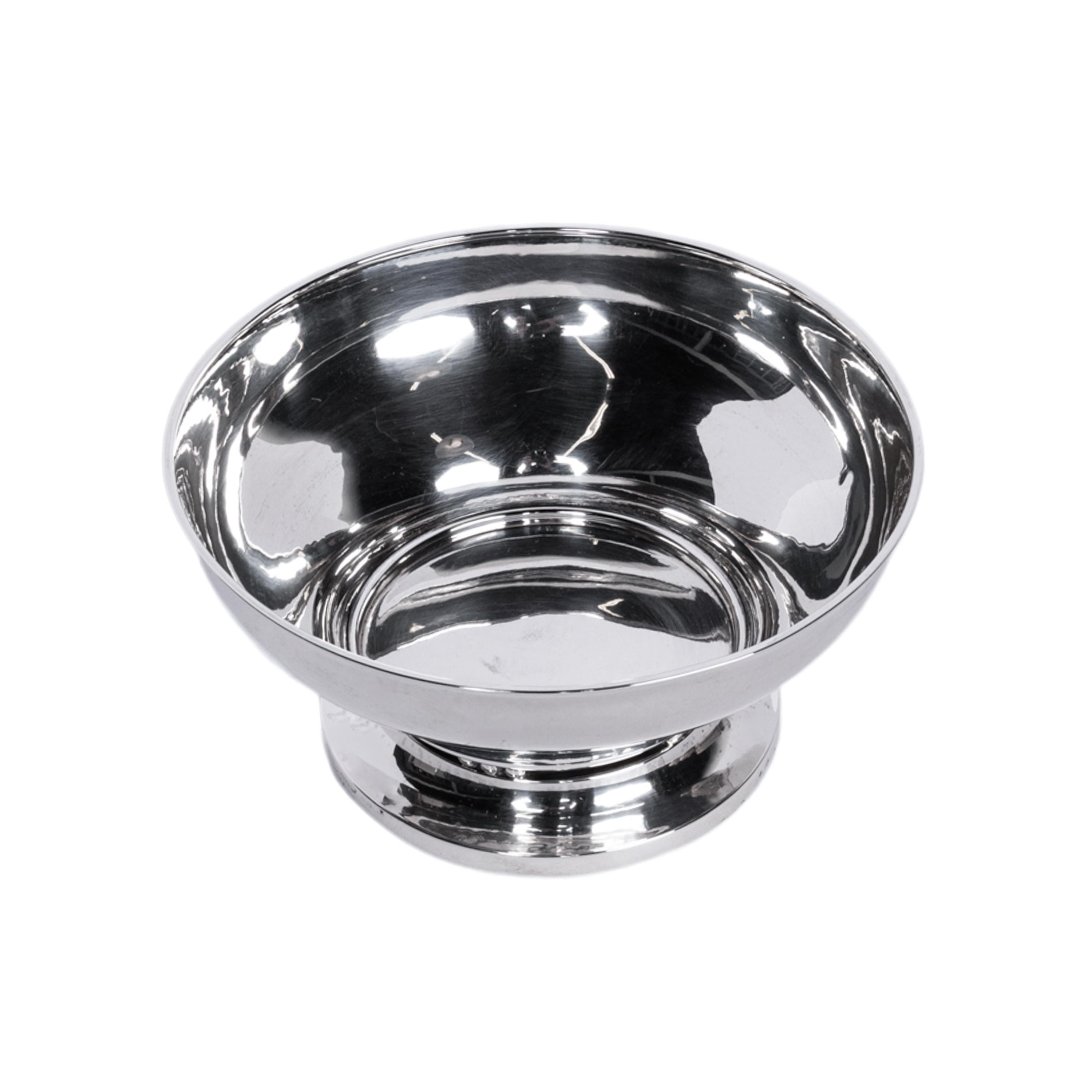 Danese Antica ciotola danese in argento Sterling Art Nouveau con piede di Georg Jensen 1915 in vendita