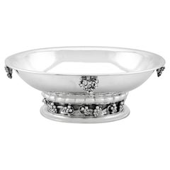 Antique Danish Sterling Silver Centrepiece Bowl by Georg Jensen