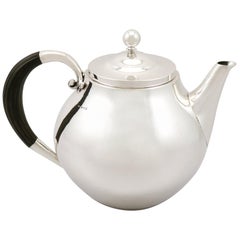 Antique Danish Sterling Silver Teapot