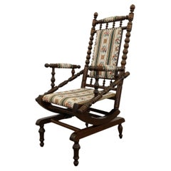 Antique Danish Victorian Style Rocking Chair