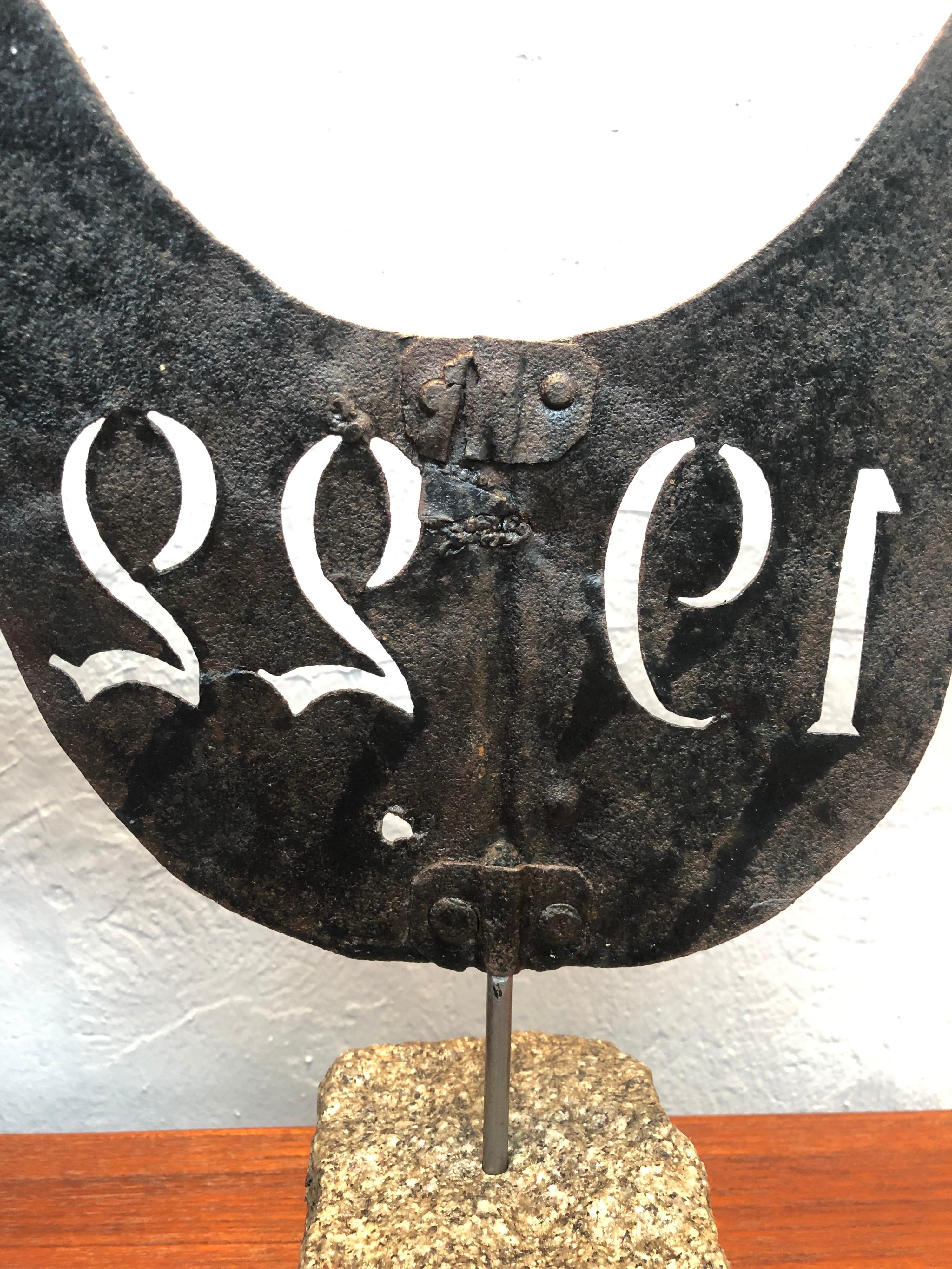 Antike dänische Wetterfahne in Form eines Eichels (Dänisch) im Angebot