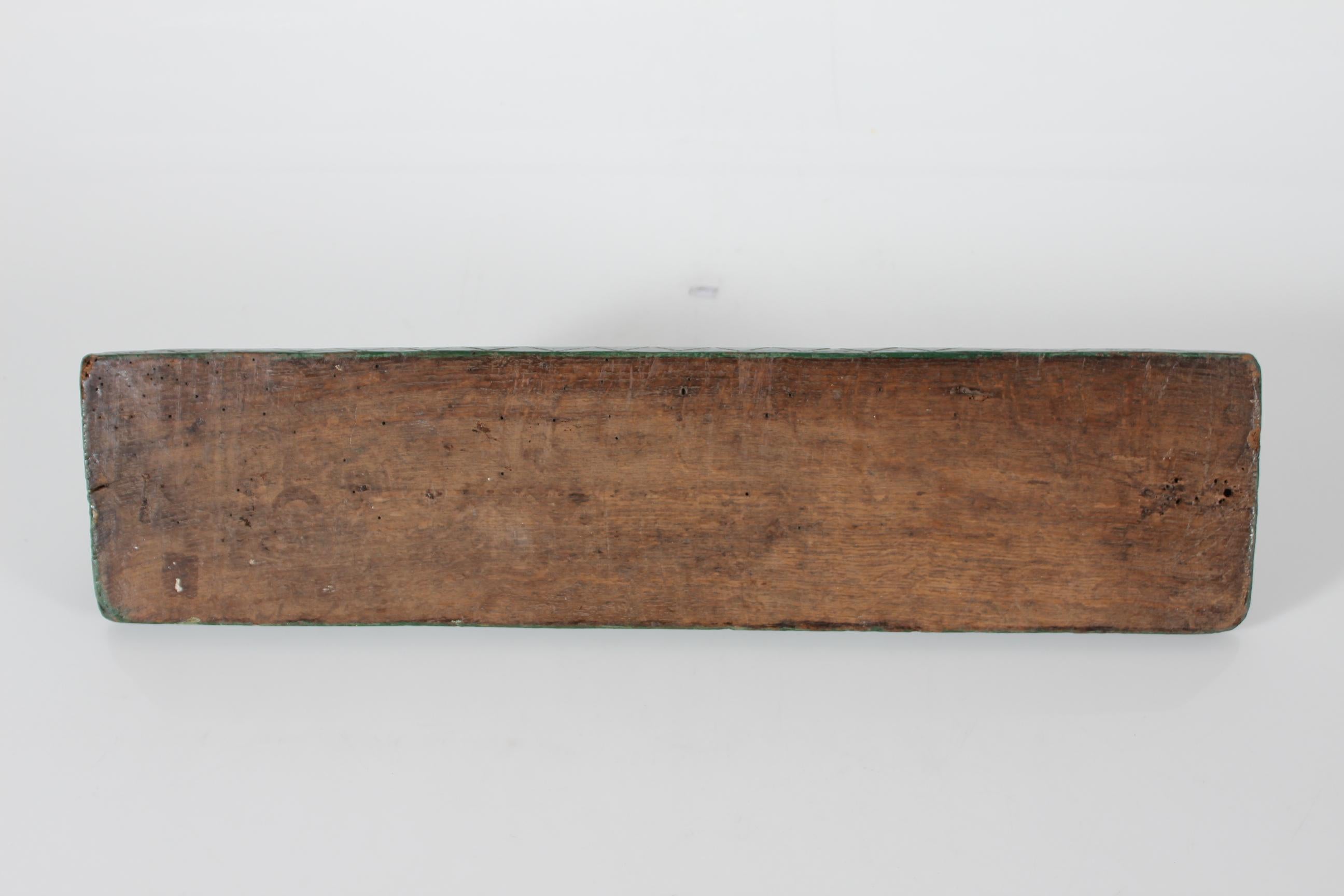 Antikes dänisches Mangle-Karton-Hochzeits-/ Liebesgeschenk aus Holz mit Pferd, datiert 1768 im Angebot 6