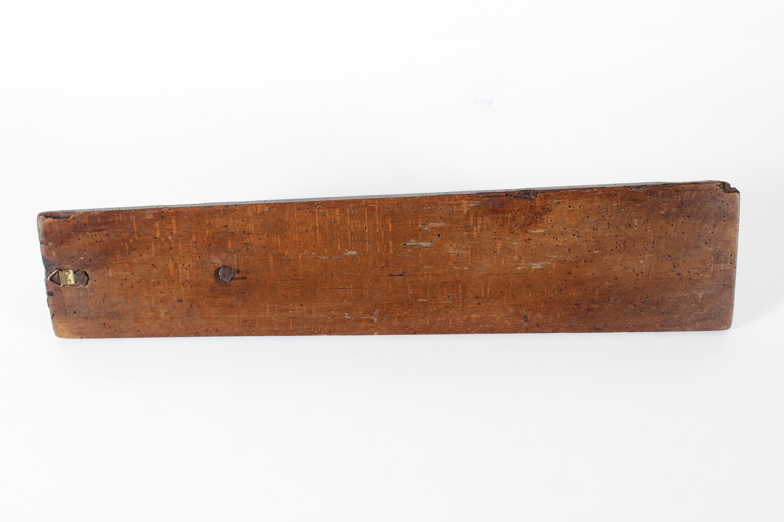 Antique Danish Wooden Mangle Board Wedding Love Gift with Horse Dated 1784 5