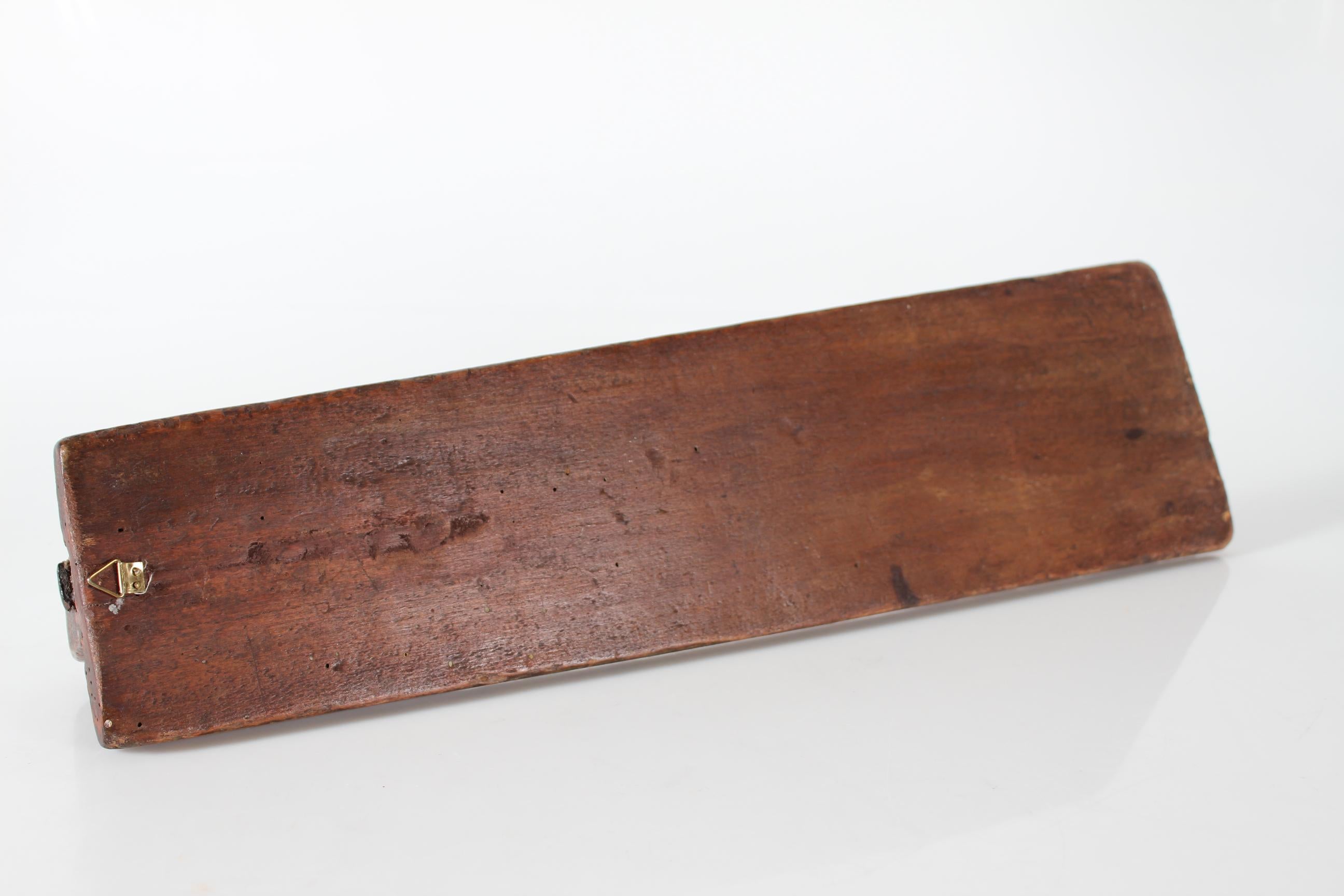 Antique Danish Wooden Mangle Board Wedding Love Gift with Horse Dated 1791 3