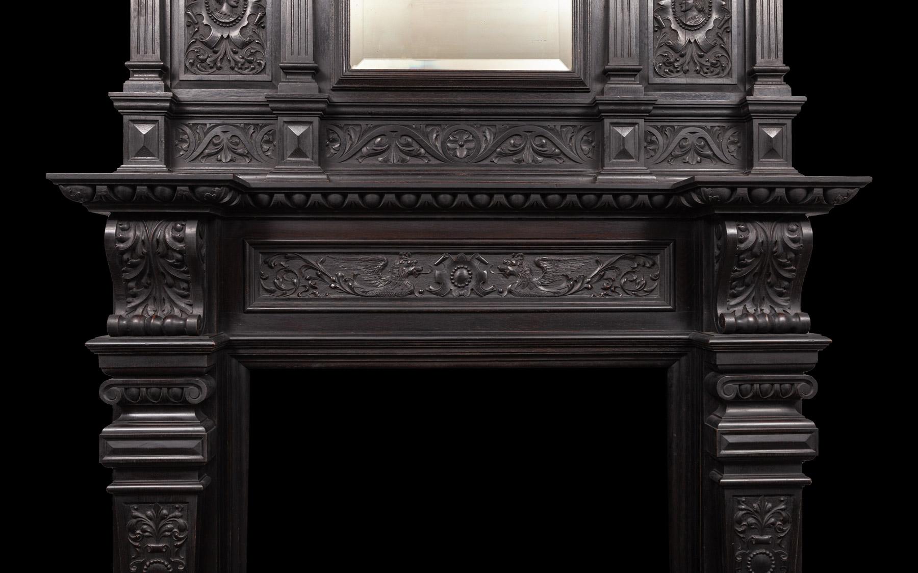 mirrors over fireplaces