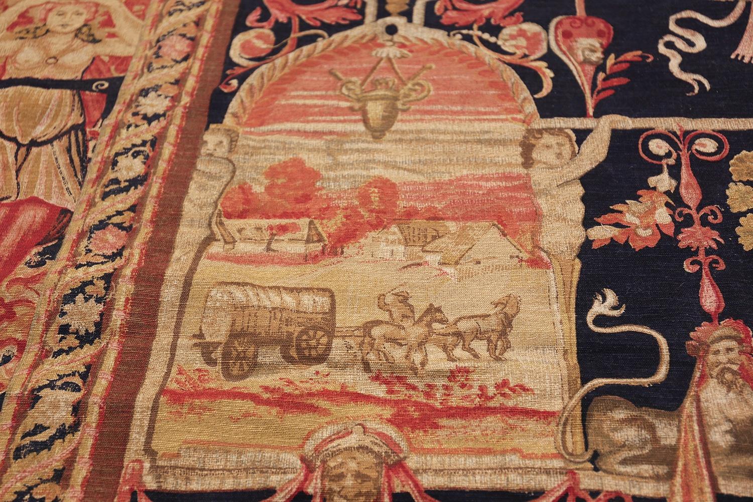 Nazmiyal Antique D'Art De Rambouillet Edition French Tapestry. 9' 9
