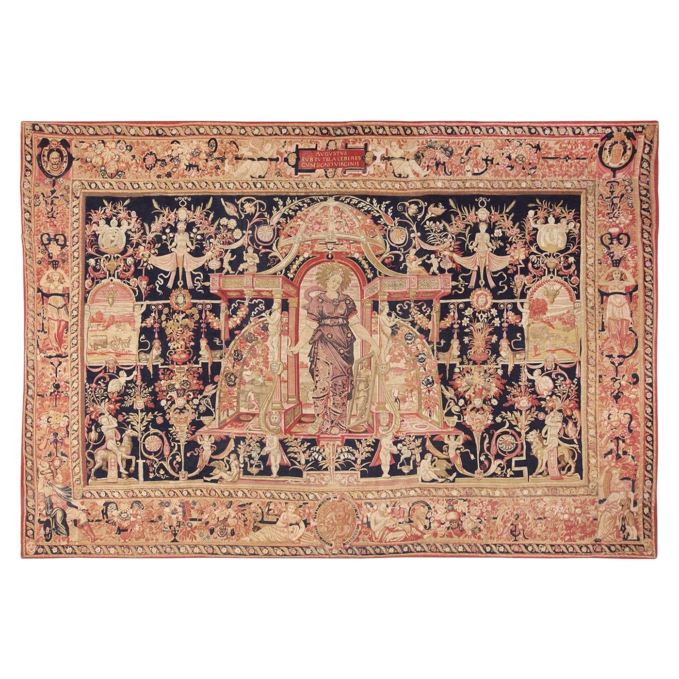 Nazmiyal Antique D'Art De Rambouillet Edition French Tapestry. 9' 9" x 13' 10"