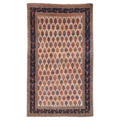 Antique Dated (1854) Northwest Carpet - Mid 19th Century