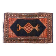 Antique Dated GENDJEH Caucasian Carpet
