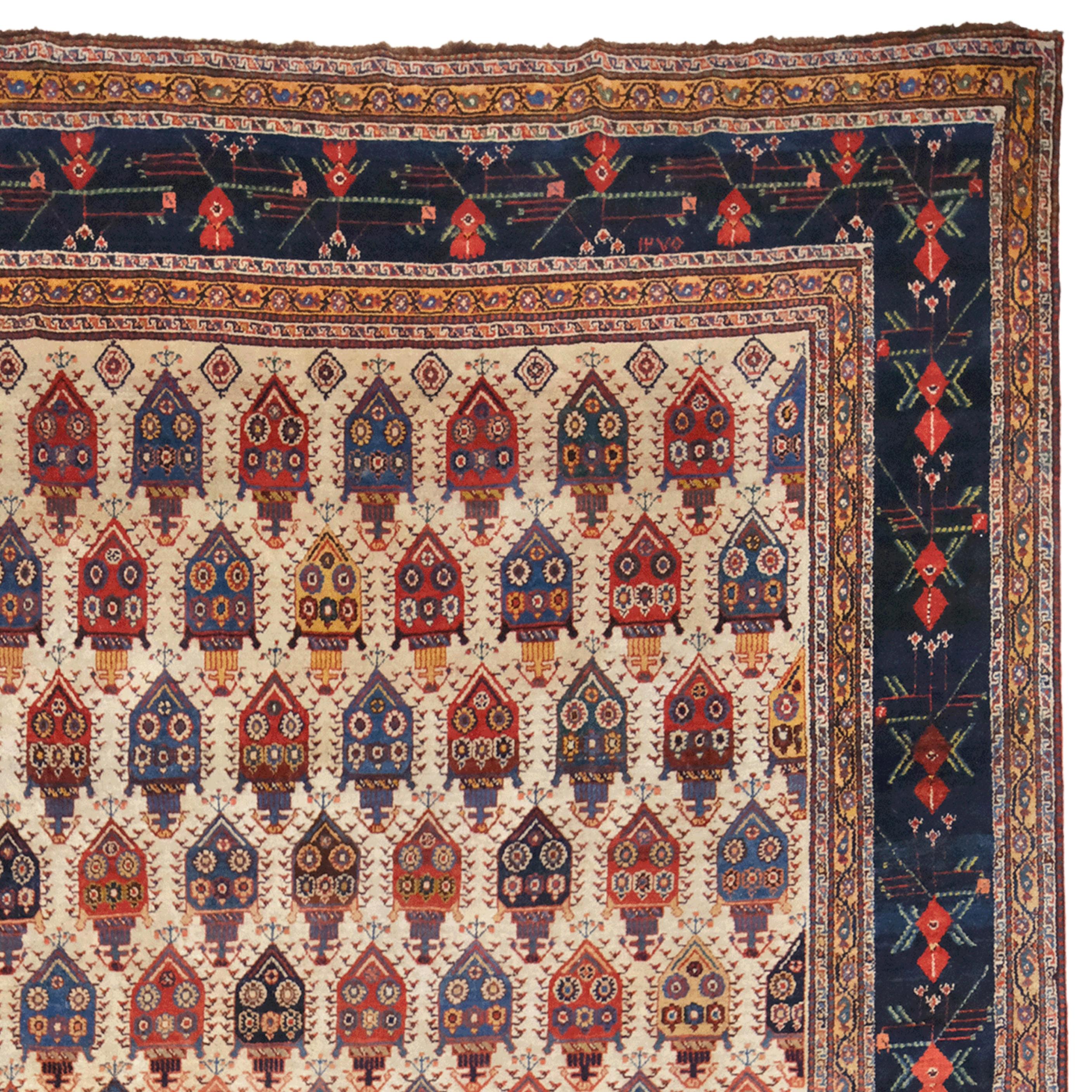 Tapis ancien du Nord-Ouest - Tapis ancien, Tapis ancien en laine Bon état - En vente à Sultanahmet, 34