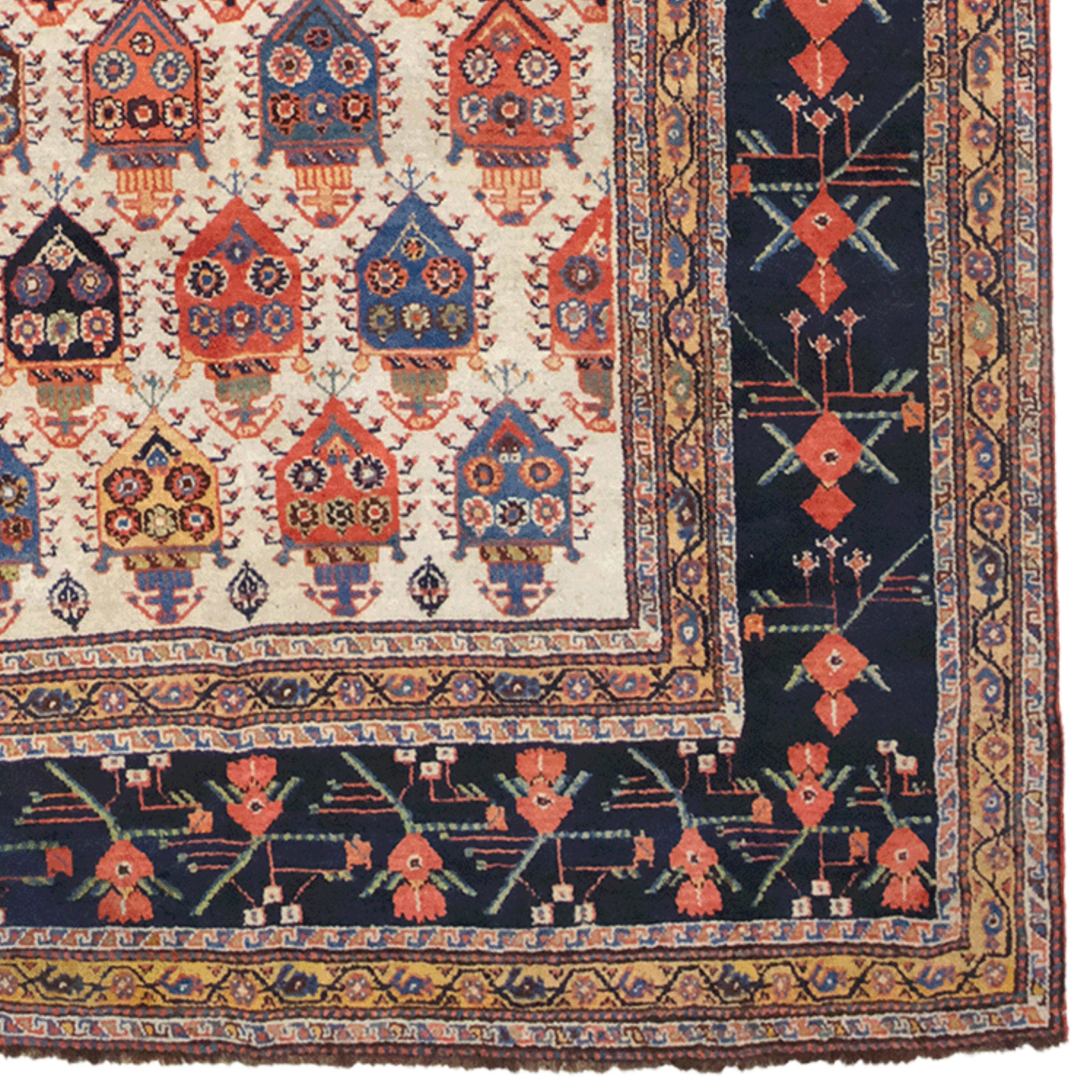 XIXe siècle Tapis ancien du Nord-Ouest - Tapis ancien, Tapis ancien en laine en vente