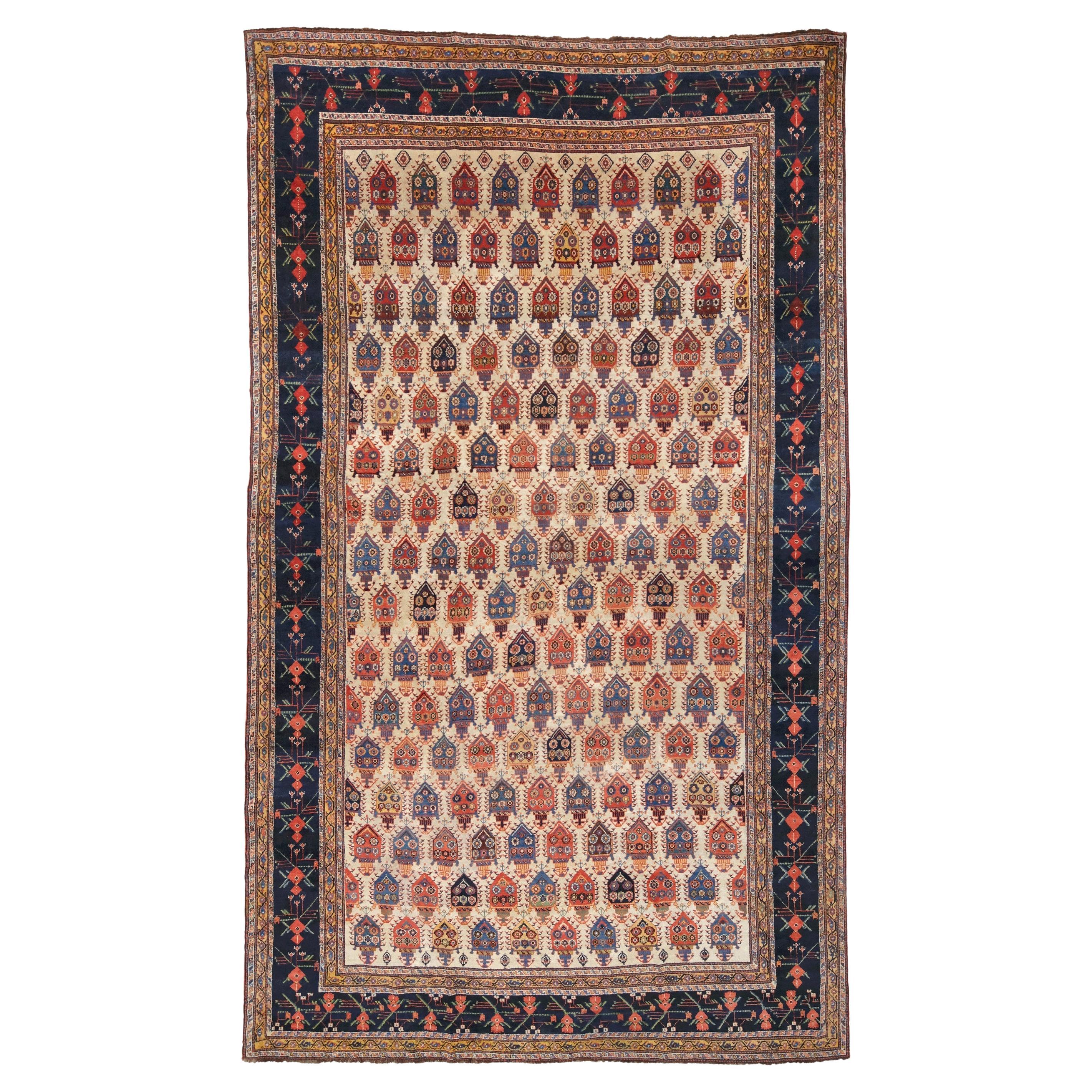 Antique Dated Northwest Rug - Antique Rug, Antique Wool Rug