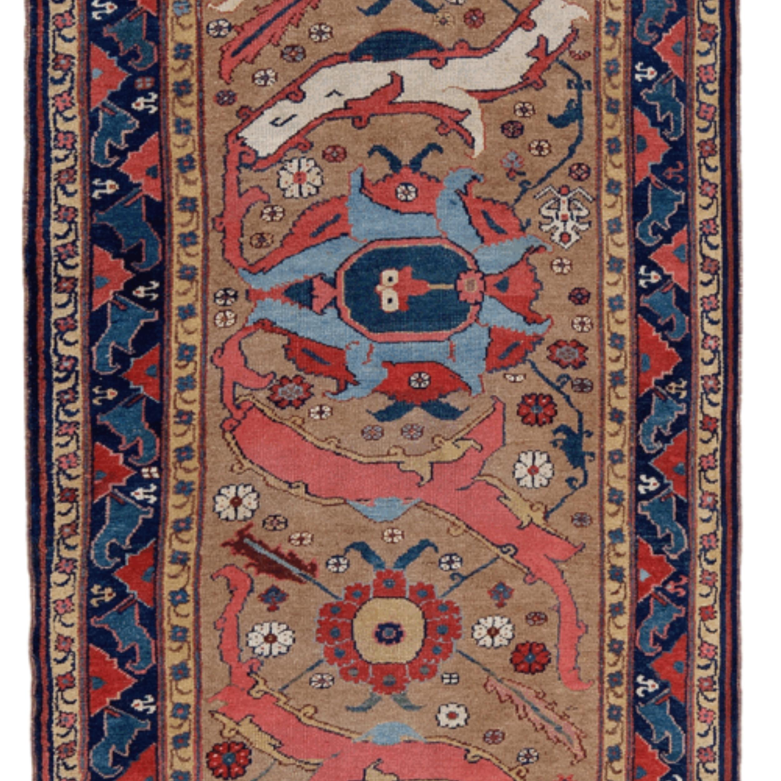 Annodato a mano Corridore antico datato del Nord-Ovest in vendita