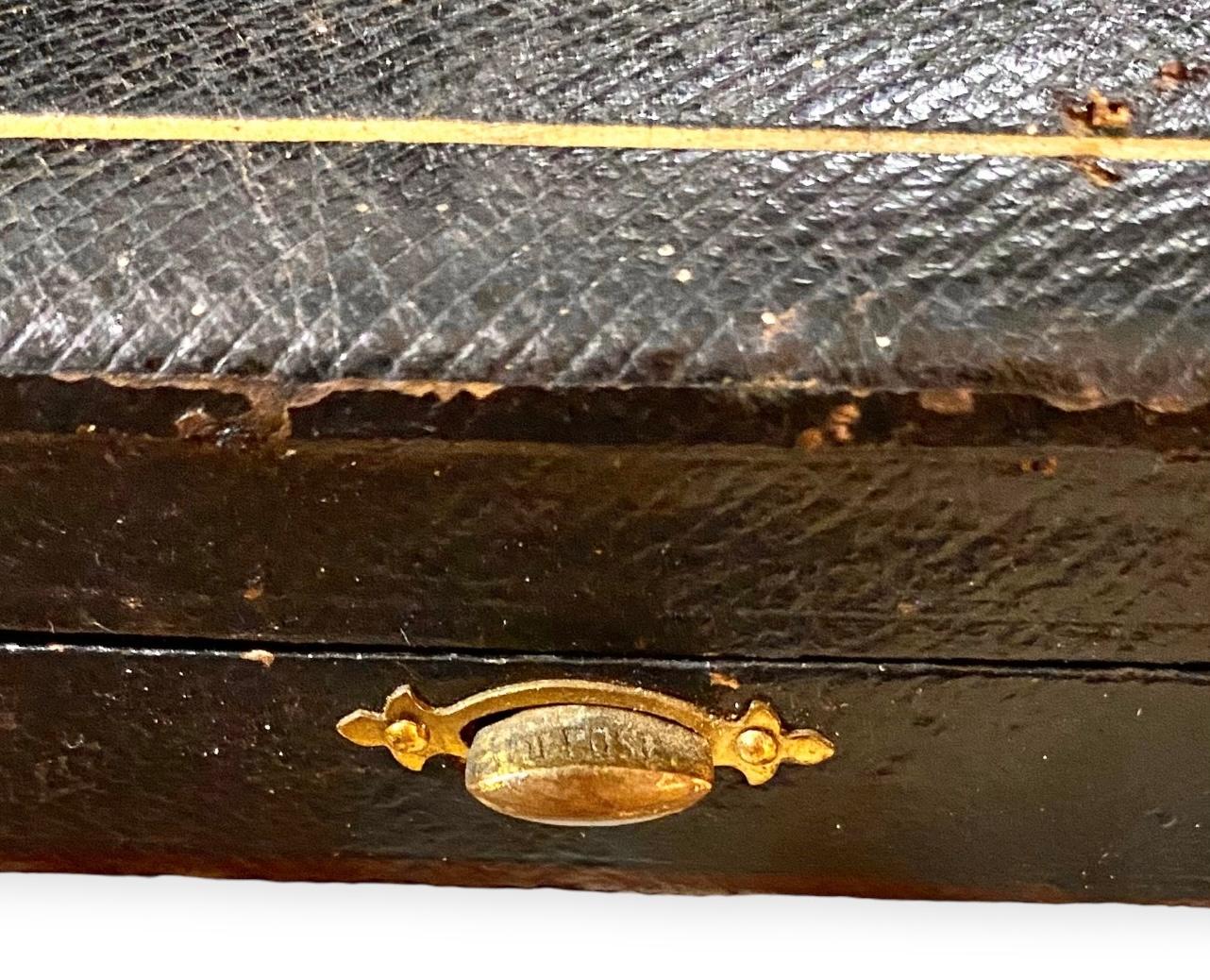Antiguas palas/cucharas para helado Daubree de plata vermeil en estuche de presentación en venta 2
