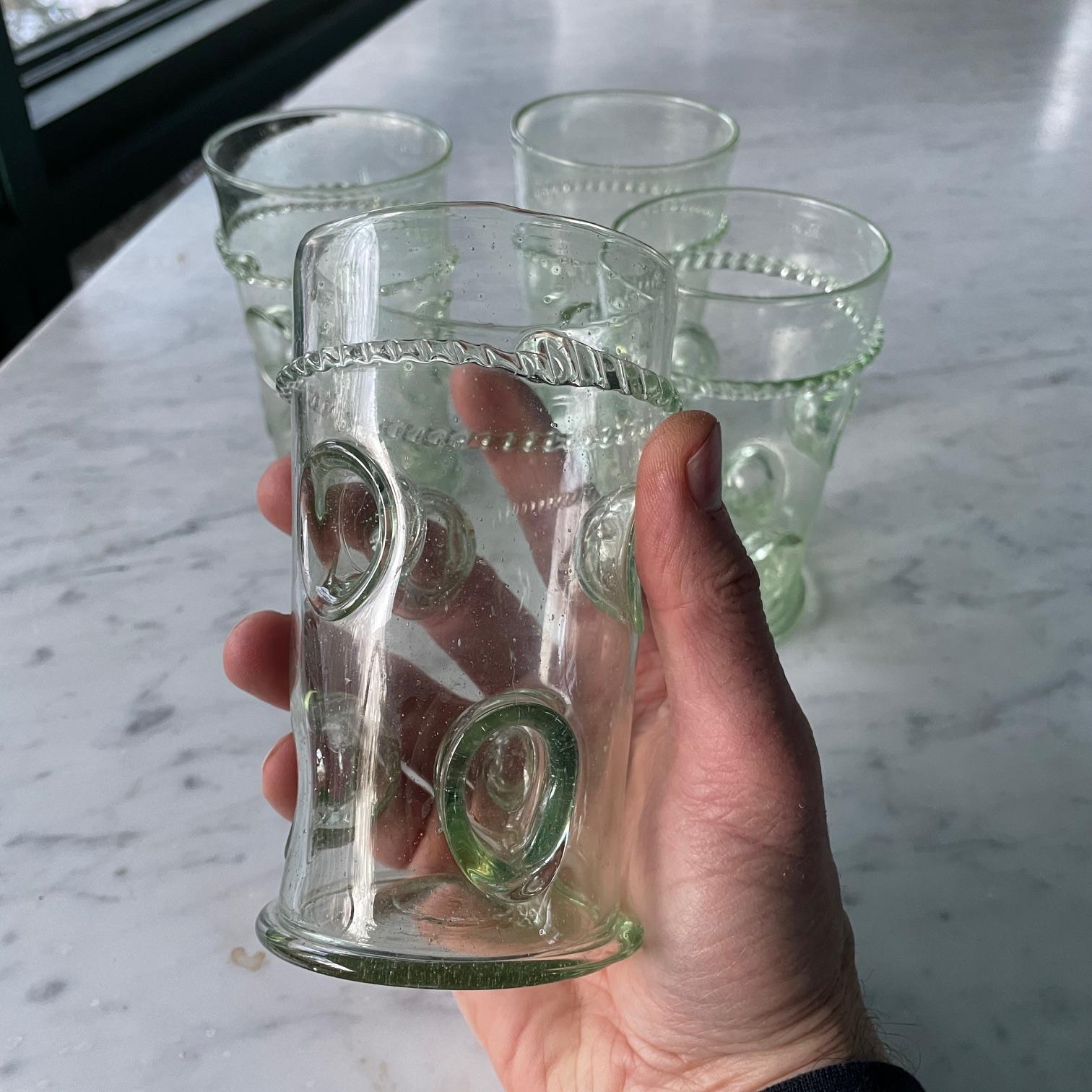 Antique Daumenglas German Forest Glasses Thumb Finger Glass For Sale 5