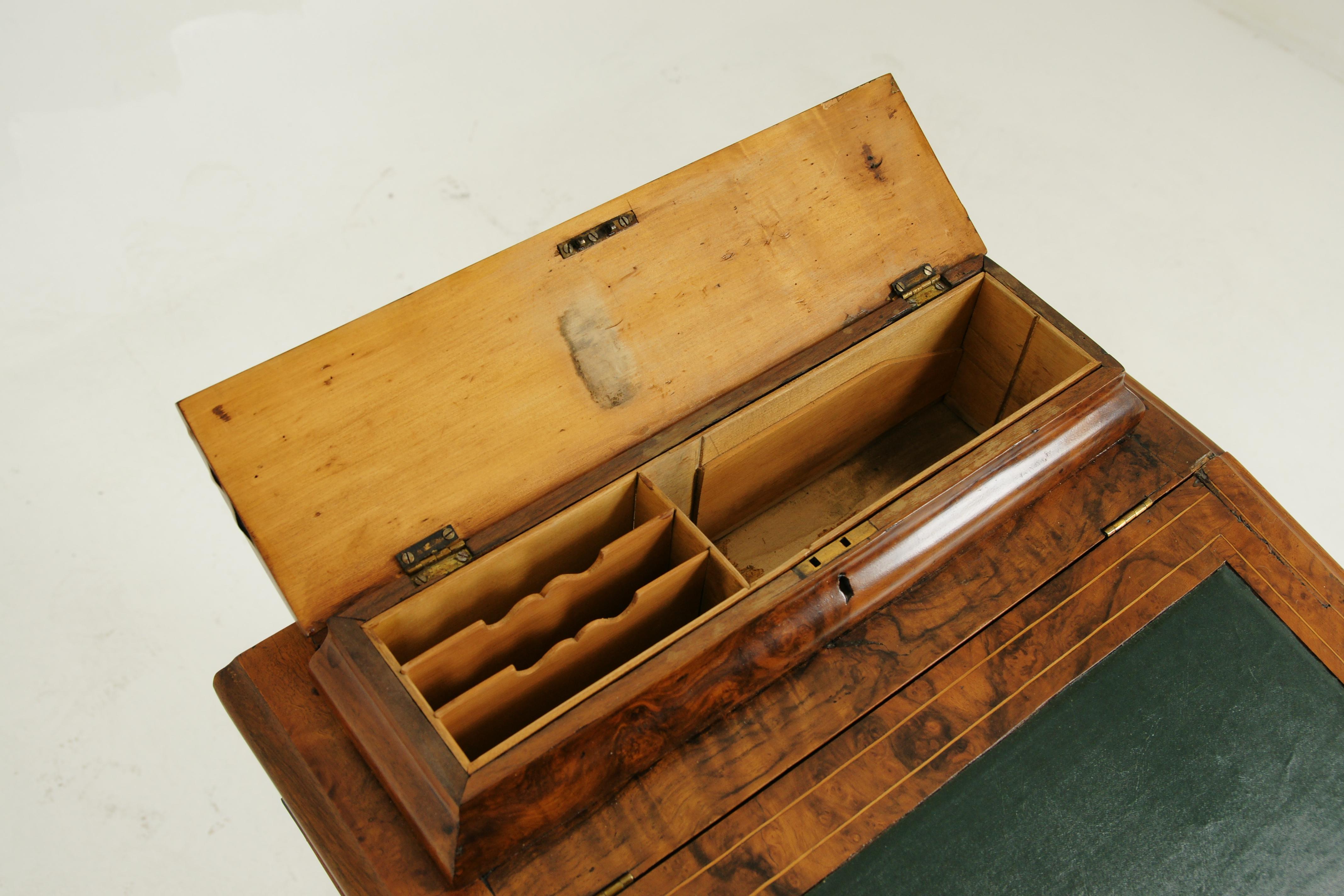 walnut davenport desk