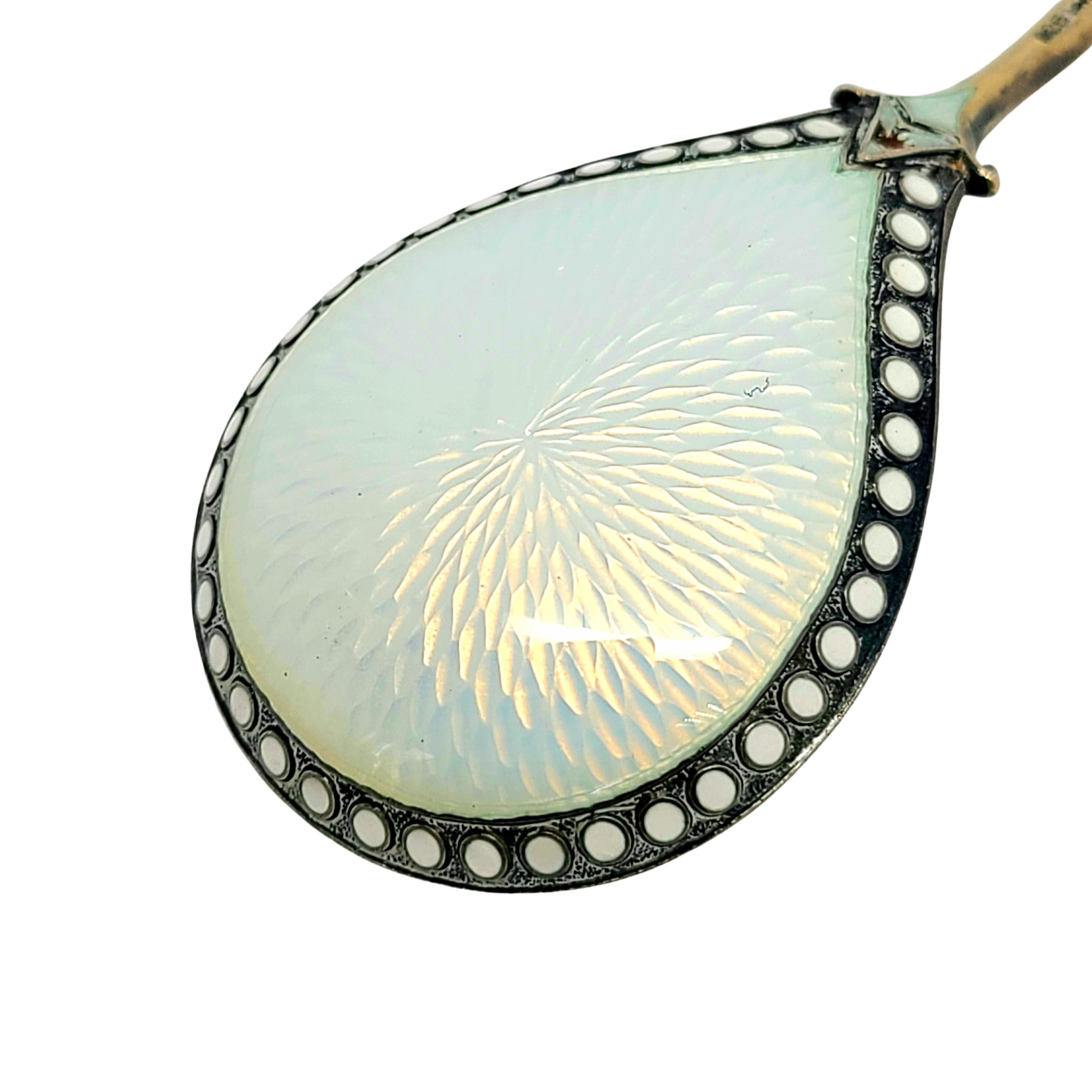 Antique David Andersen Norway Sterling Silver Enamel Spoon 1