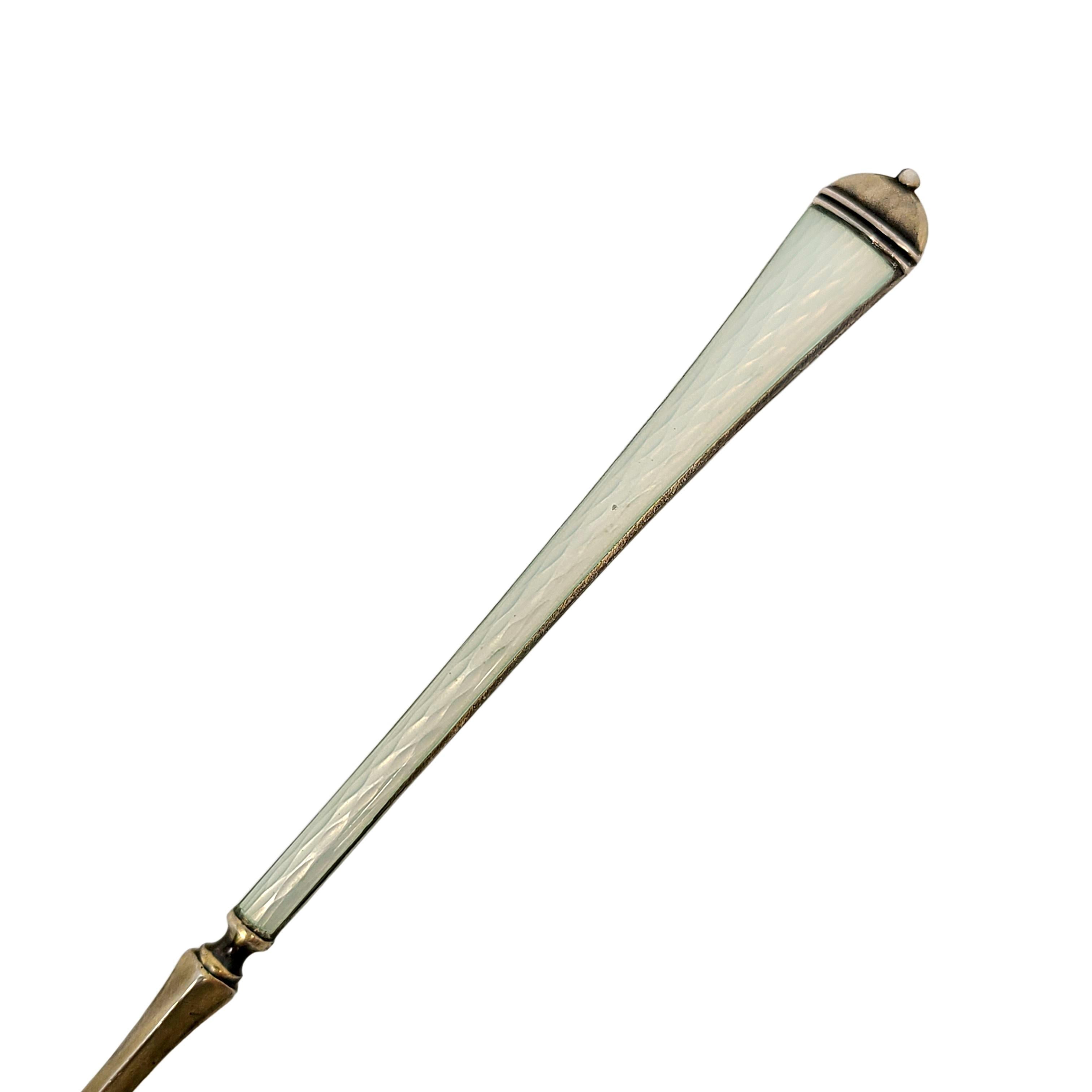 Antique David Andersen Norway Sterling Silver Enamel Spoon 2
