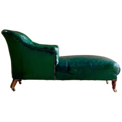 Méridienne Antique Chaise Longue Français 19ème Siècle Napoléon III France:: vers 1860