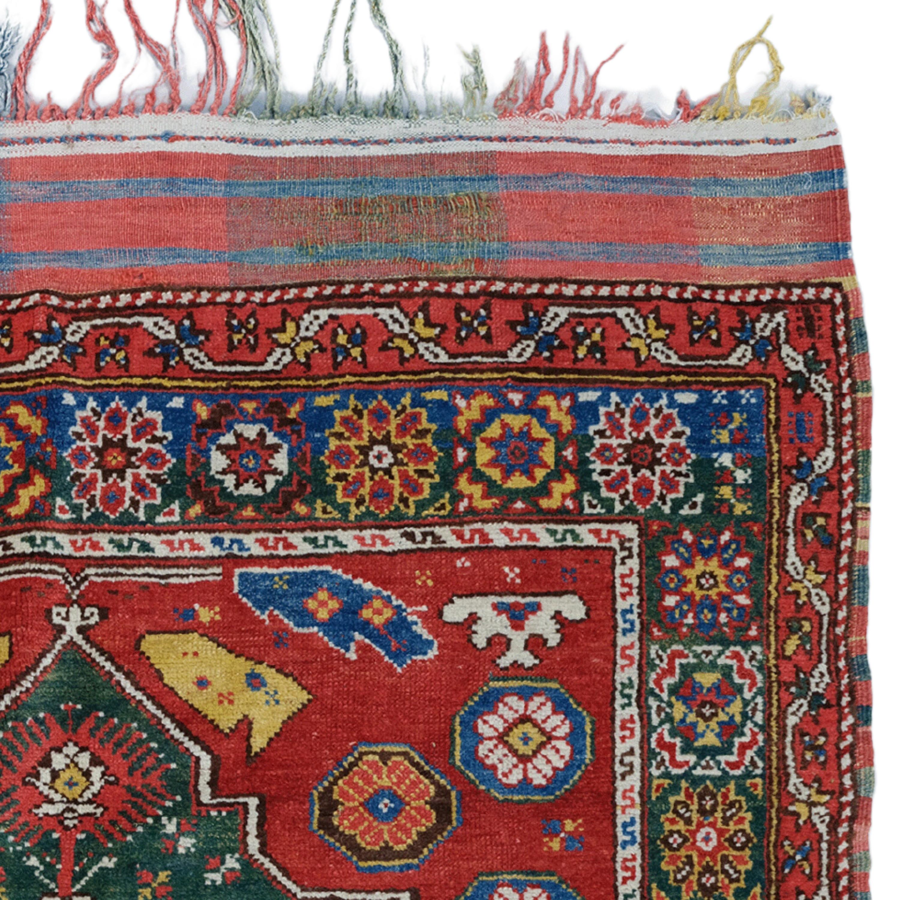 Antique Dazkiri Rug - 19th Century Anatolian Dazkiri Rug, Antique Rug In Good Condition For Sale In Sultanahmet, 34