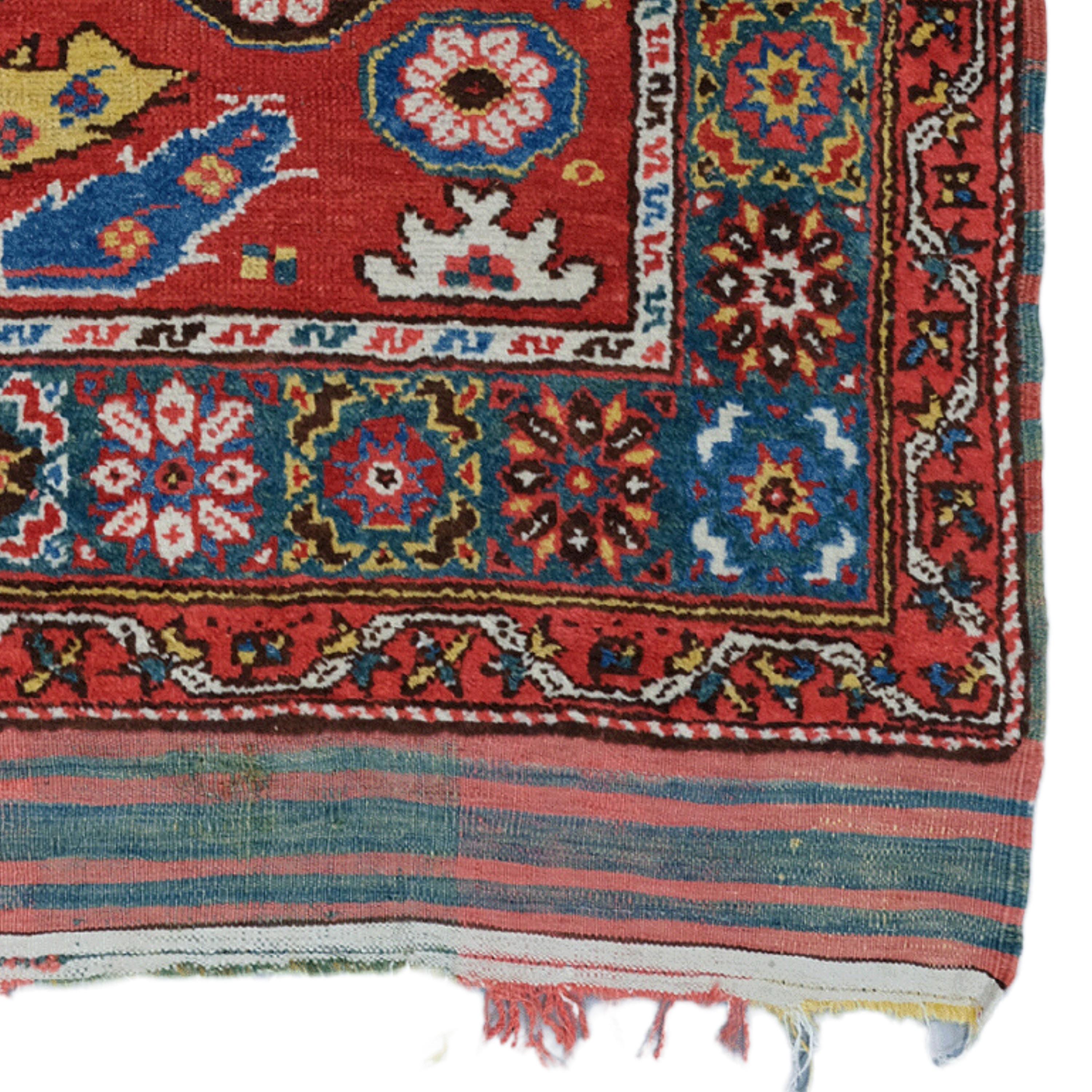 Wool Antique Dazkiri Rug - 19th Century Anatolian Dazkiri Rug, Antique Rug For Sale