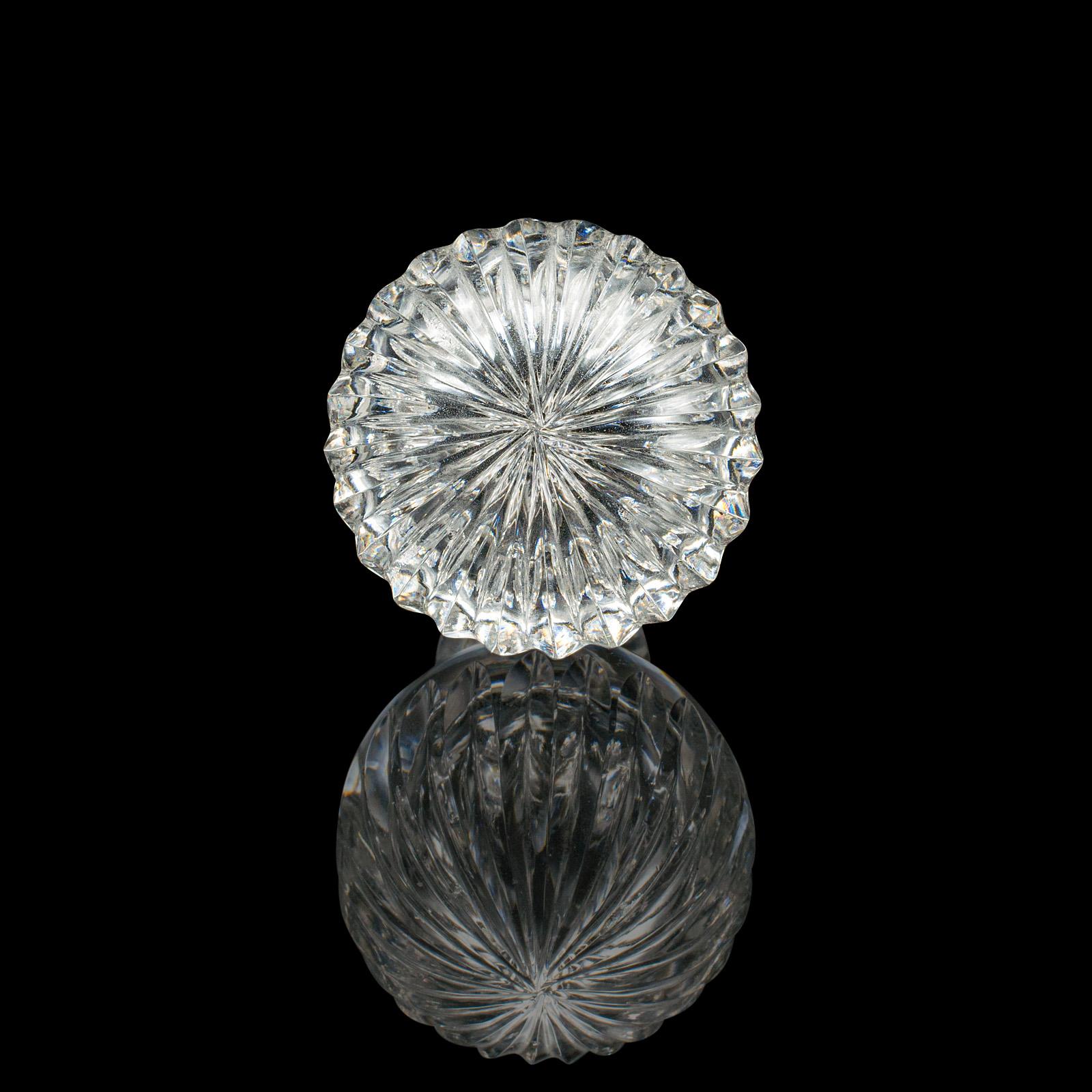Servicio de Decantador Antiguo, Inglés, Cristal, Pareja, Mappin & Webb, Eduardiano en venta 4