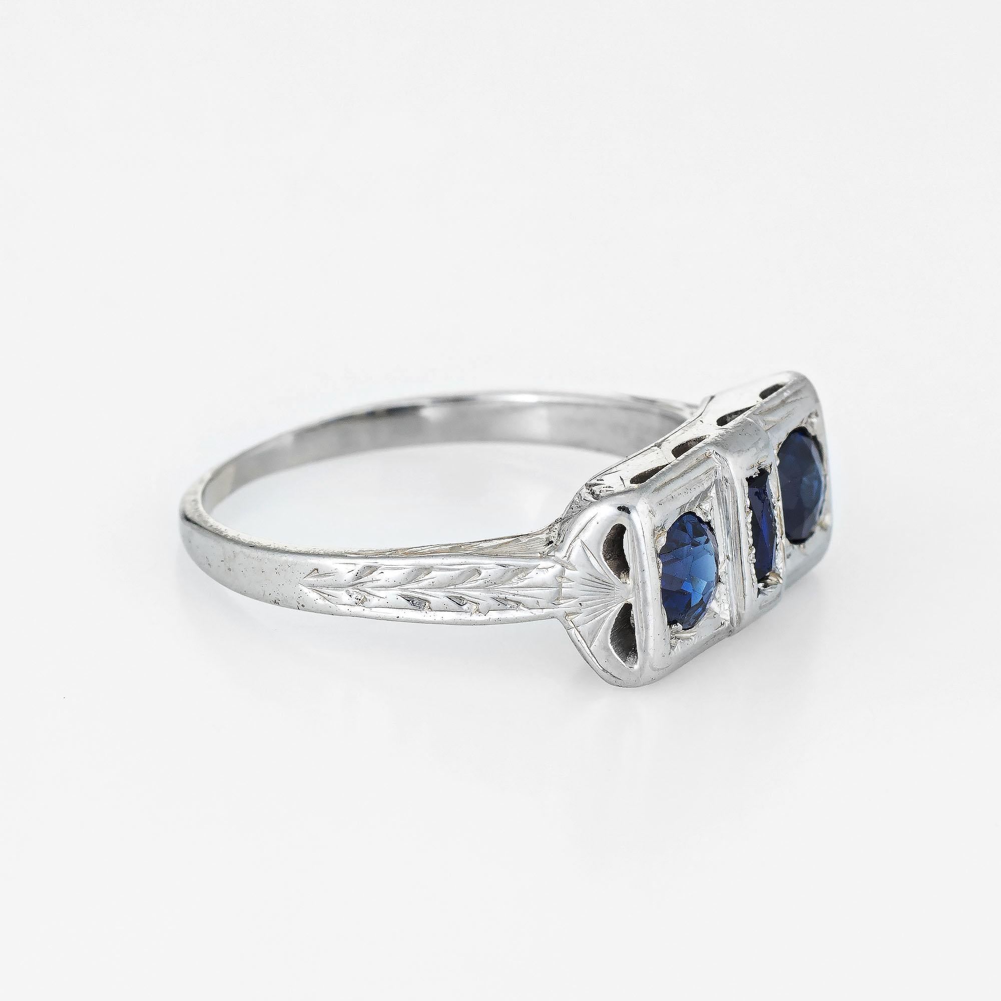 two sapphire ring