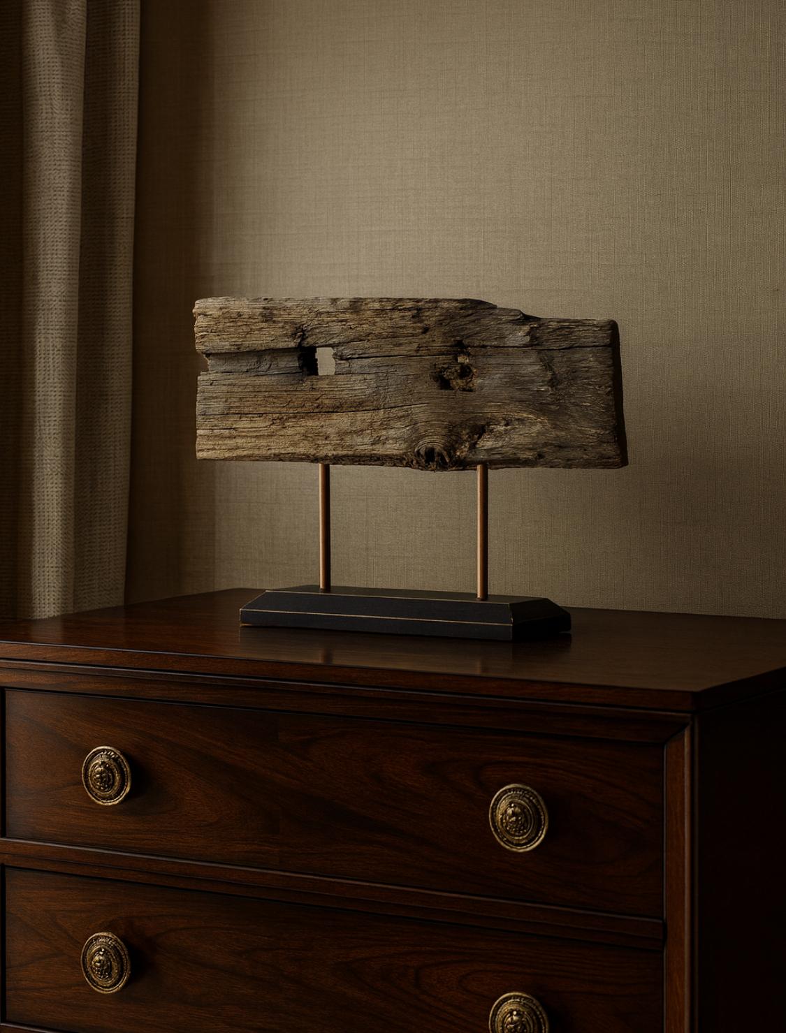 Accent décoratif ancien en chêne du 19e siècle en vente 7