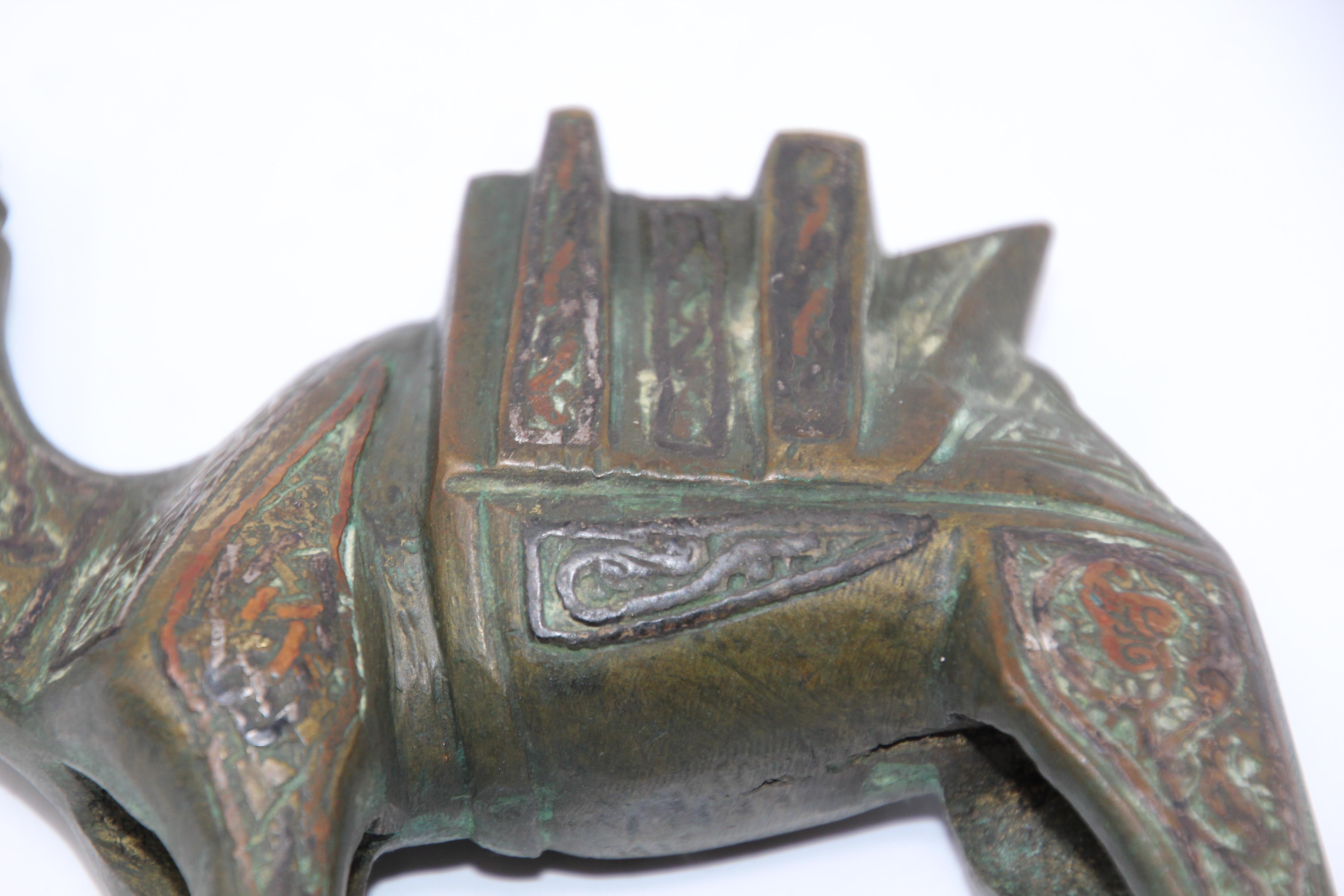 1920 Cast Bronze Camel Sculpture For Sale 5