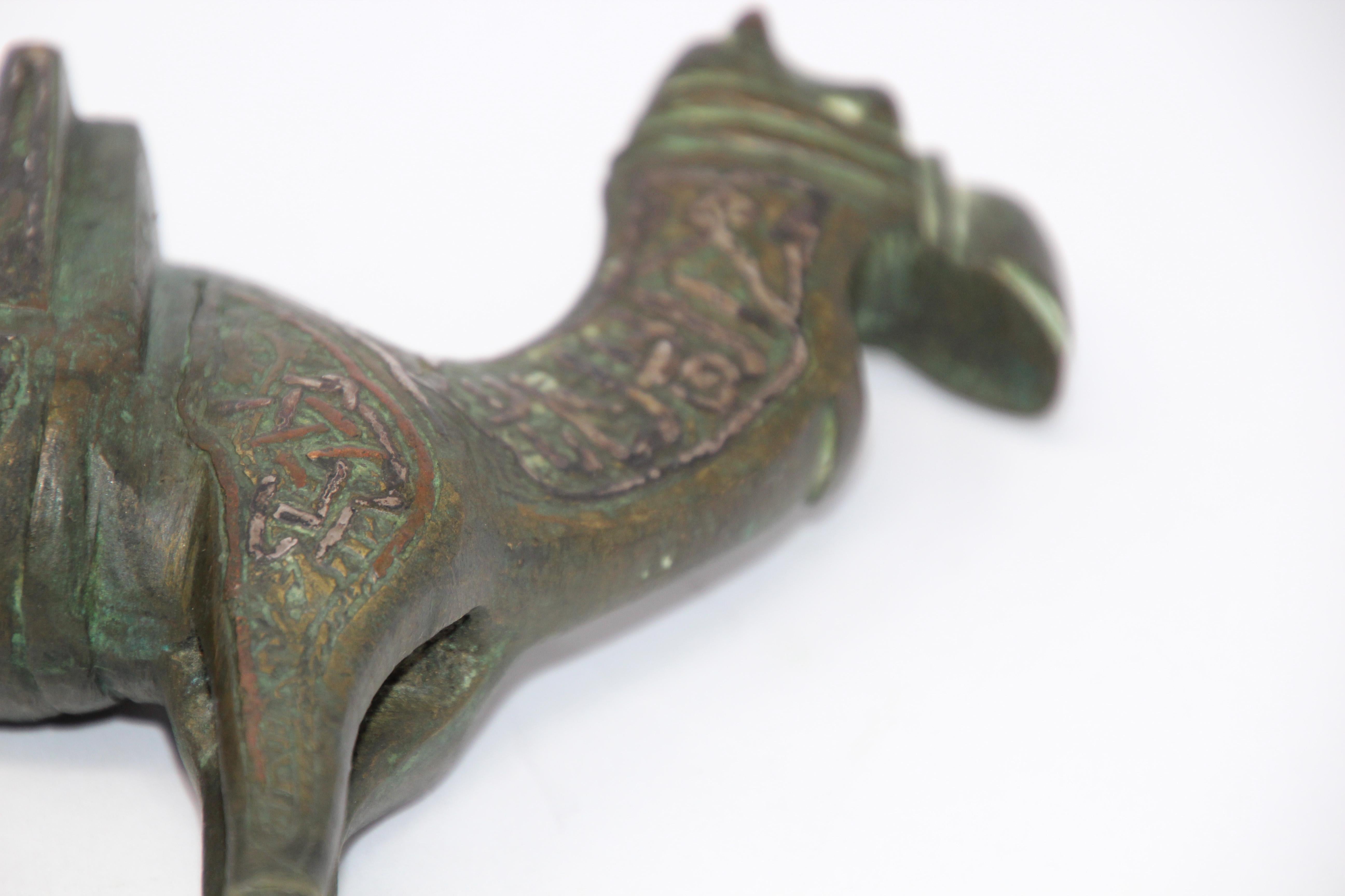 Brass 1920 Cast Bronze Camel Sculpture For Sale