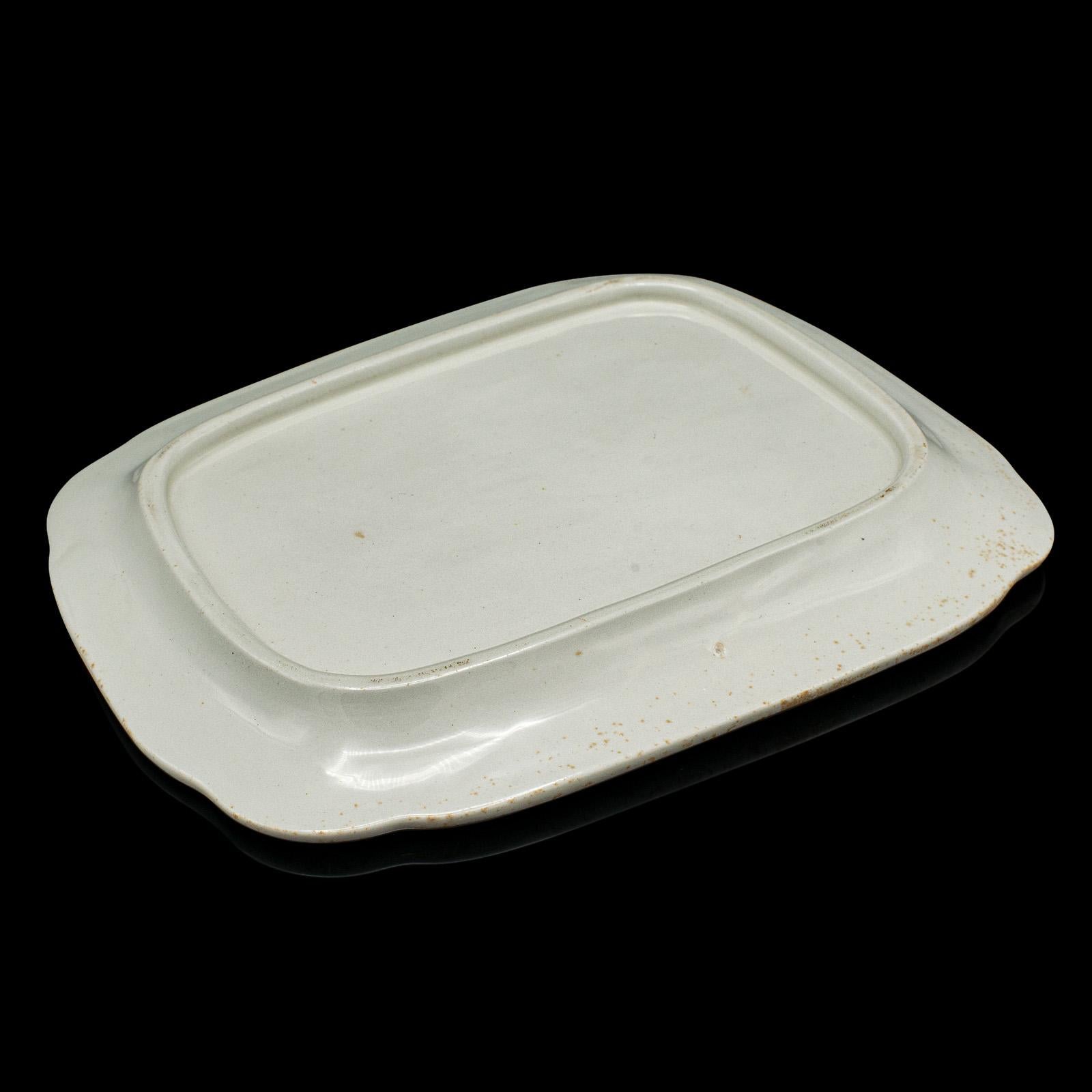 Antique Decorative Cheese Keeper, English, Ceramic, Butter Dish, Victorian, 1900 For Sale 3
