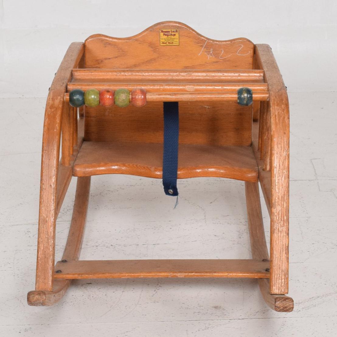American Classical Antique Decorative Child Rocker