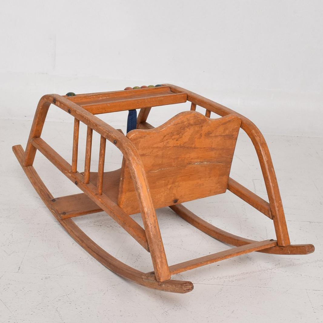 Mid-20th Century Antique Decorative Child Rocker