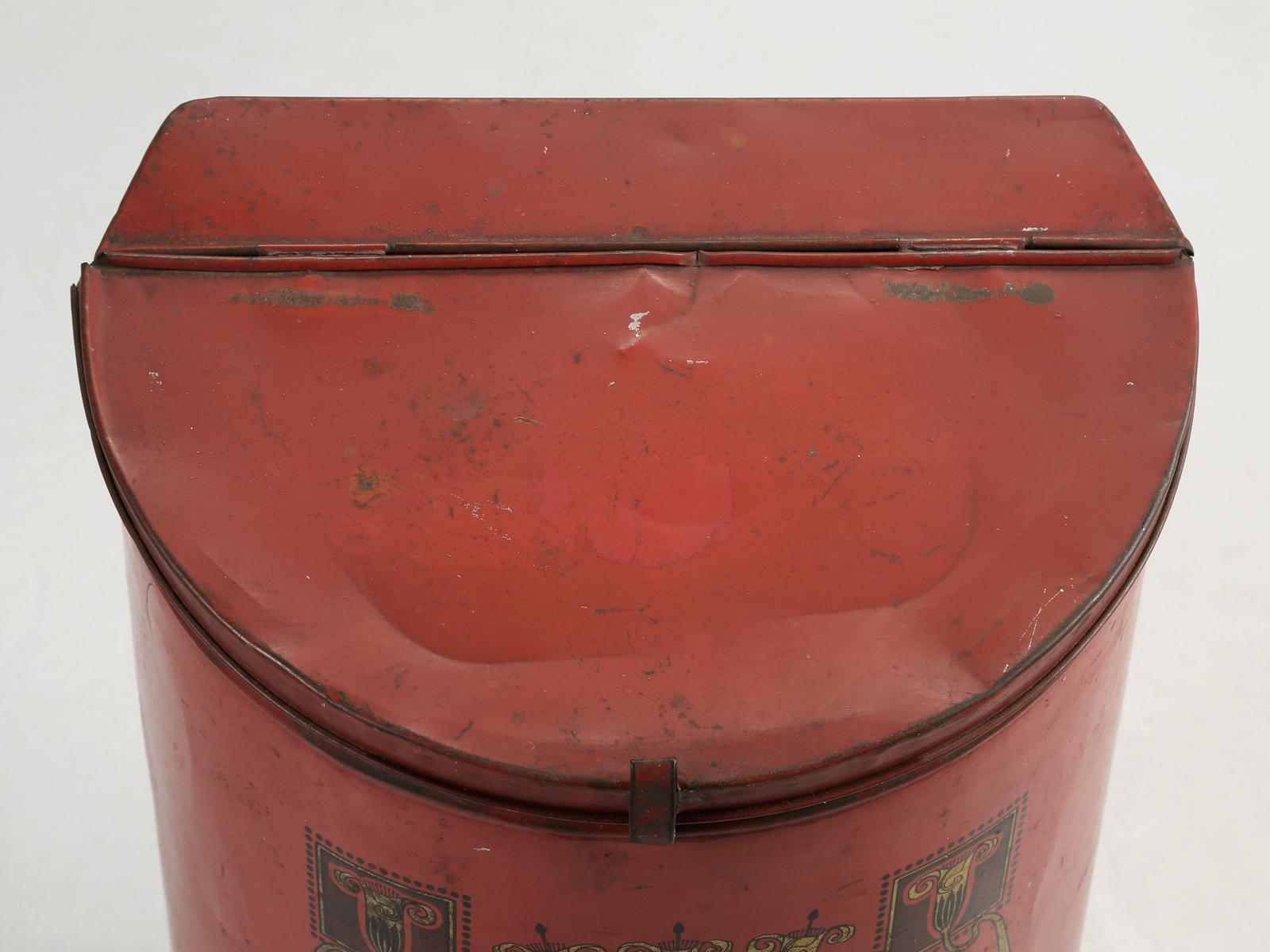 Very unusual Coffee bean dispenser that would have been used in a commercial application and now, ideally suited to decorate a country kitchen. All original paint with no modifications or restoration.