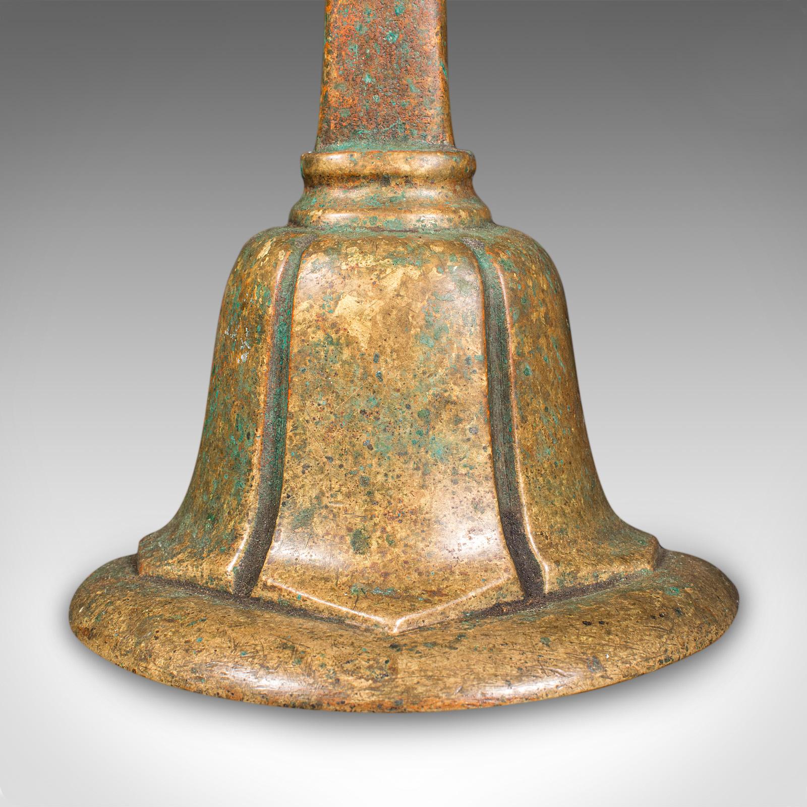 Antiker dekorativer Türstopper, niederländischer, messingfarbener, georgianischer, um 1800 im Angebot 1