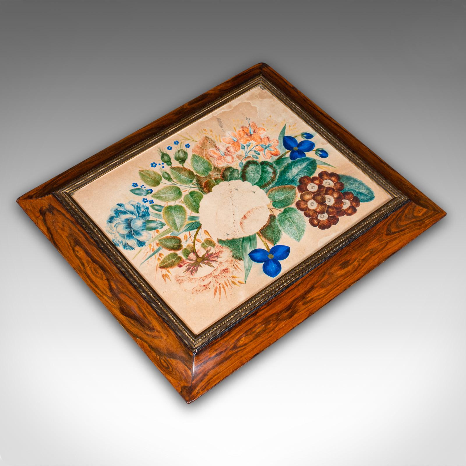Antique Decorative Finery Box, English, Jewellery, Keepsake, Regency, Circa 1830 For Sale 1