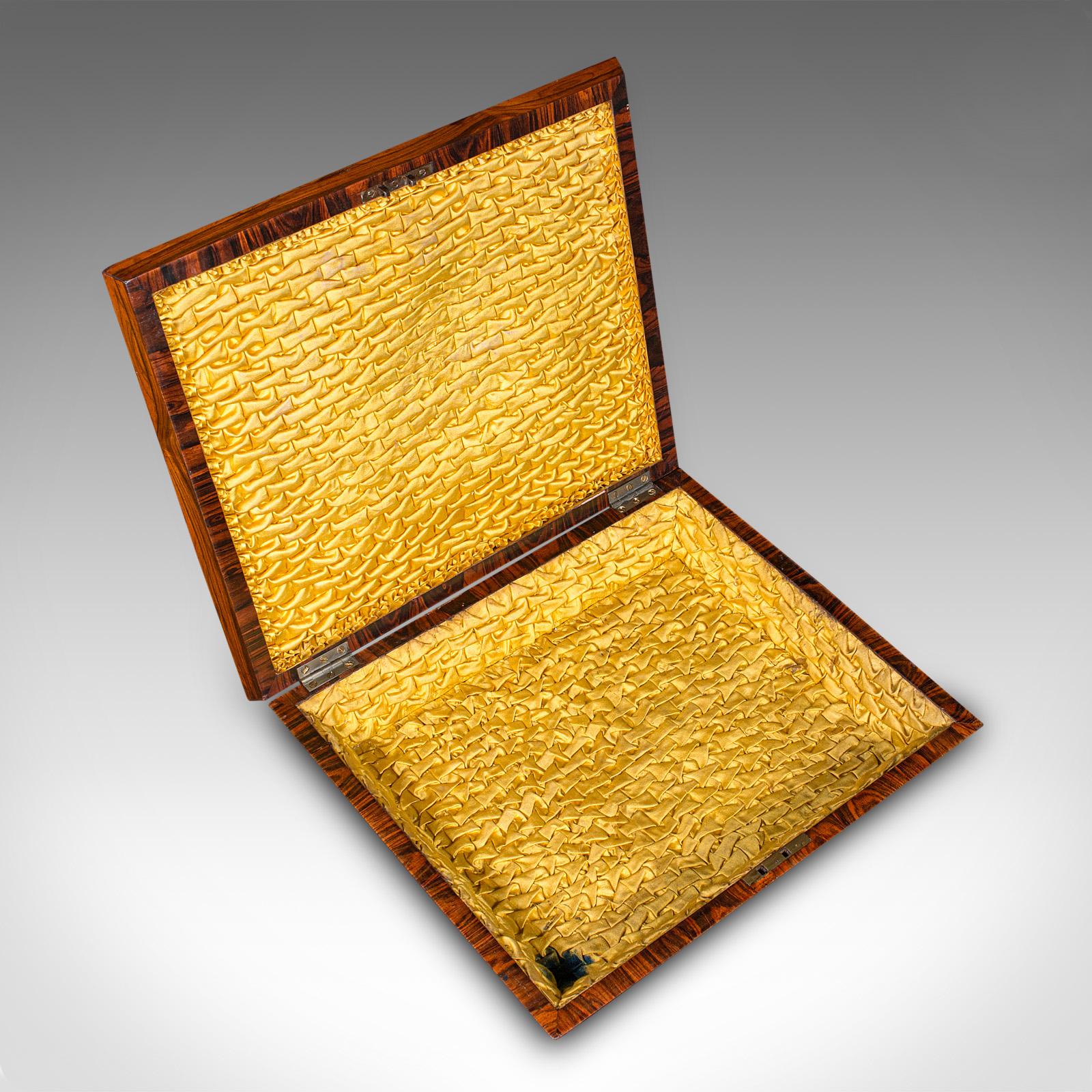 Antike dekorative Schachtel mit Schmuckkästchen, englisch, Schmuck, Aufbewahrungsbehälter, Regency, um 1830 im Angebot 2