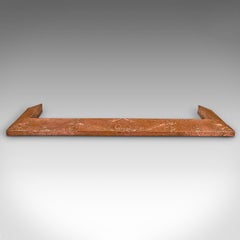 Antique Decorative Fire Kerb, English, Copper, Surround, Art Nouveau, Victorian