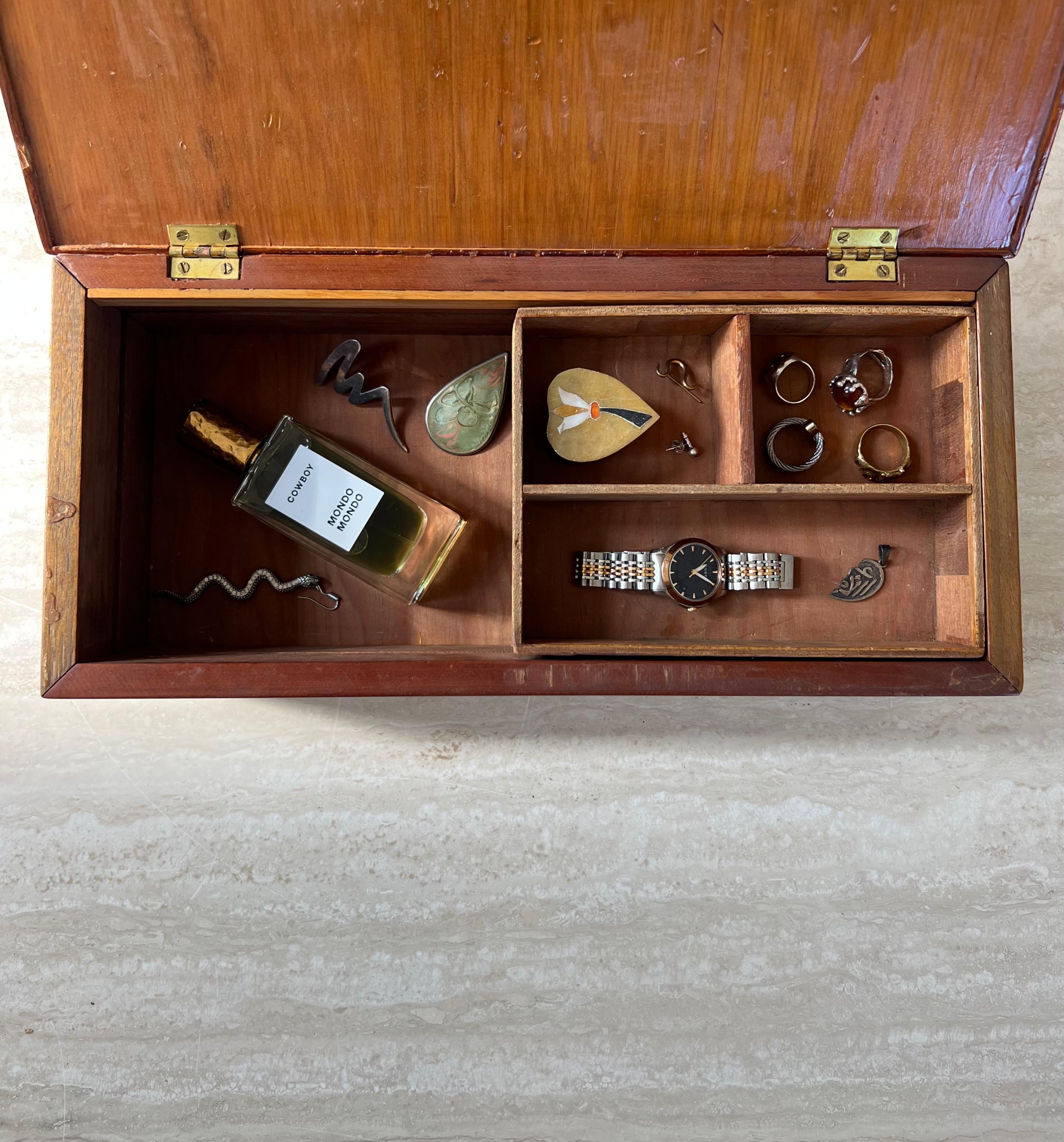 Antique Decorative Frank Lloyd Wright style Jewelry Box, circa 1930s 4