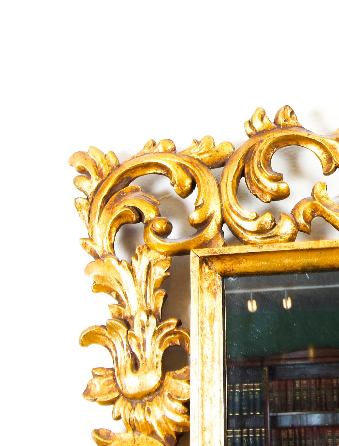 Antique Decorative Giltwood Mirror, 19th Century In Good Condition In London, GB