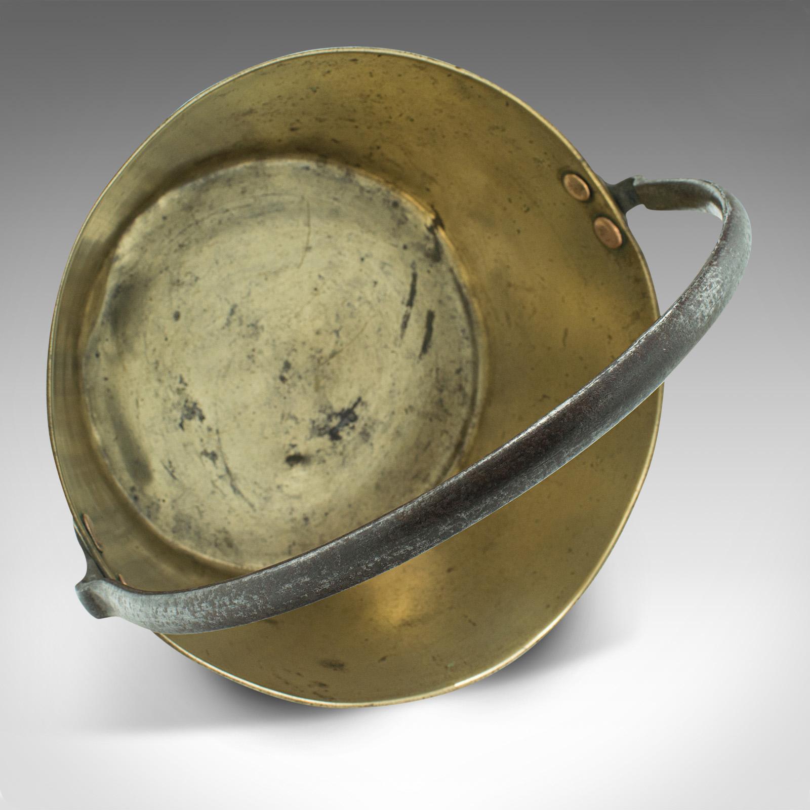 Antique Decorative Jam Pan, English, Brass Planter, Jardiniere, Georgian, C.1800 For Sale 2