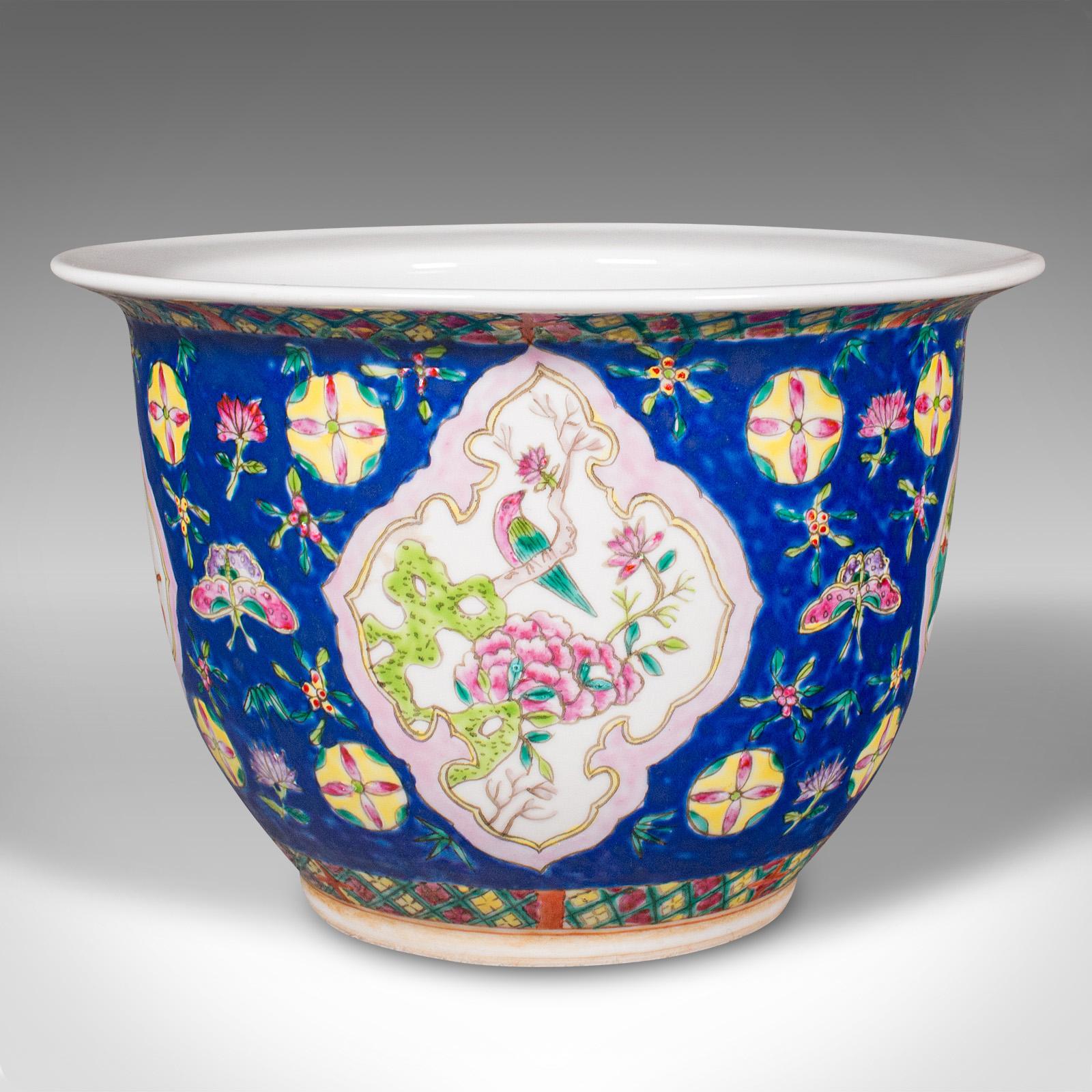 Antike dekorative Jardiniere, chinesisch, keramischer Übertopf, Qing Dynasty, viktorianisch (Spätviktorianisch) im Angebot