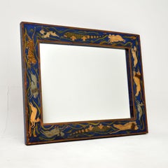 Antique Decorative Painted Mirror