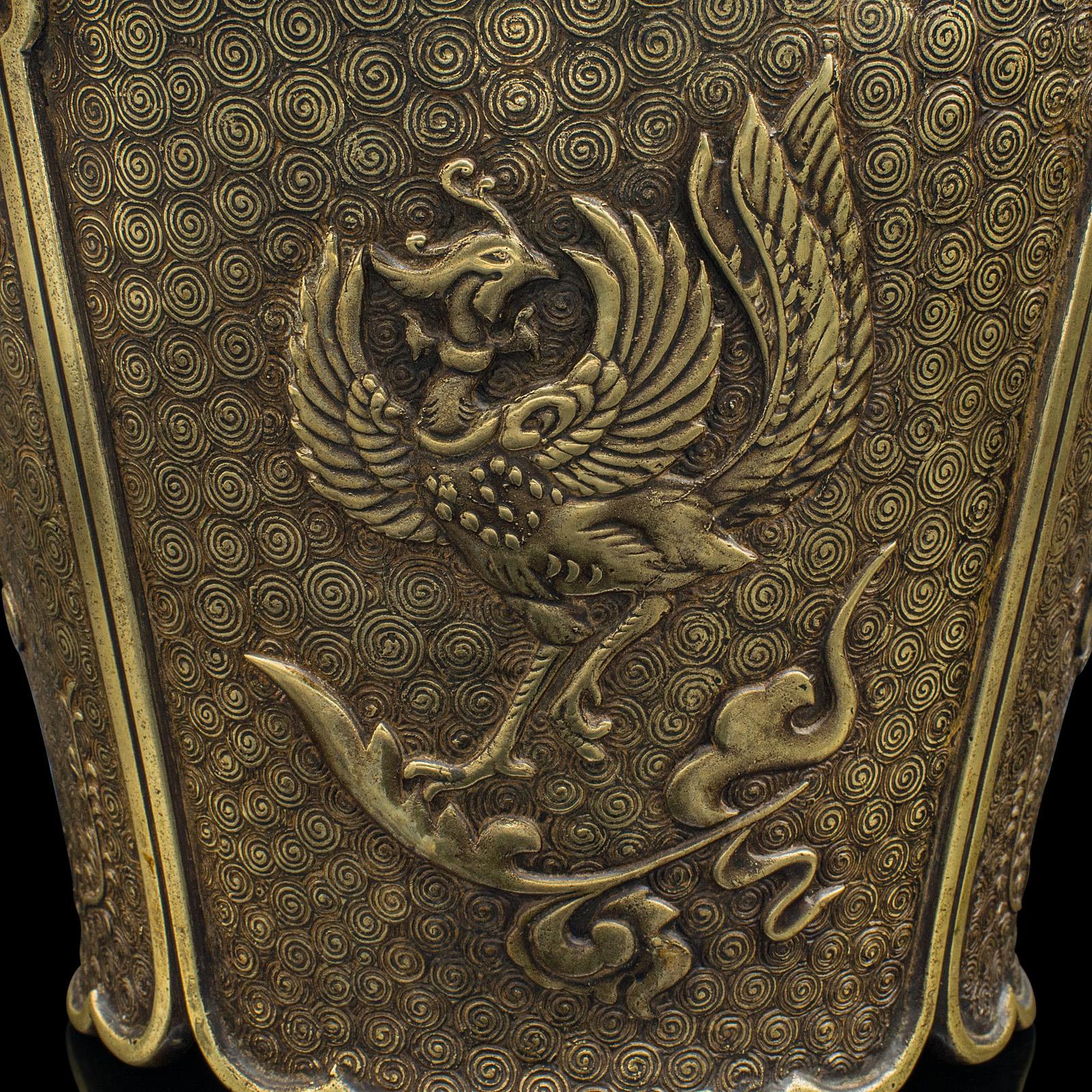 Antiker dekorativer Übertopf, Chinesisch, Bronze, Jardiniere, Qing Dynasty, Viktorianisch im Angebot 3