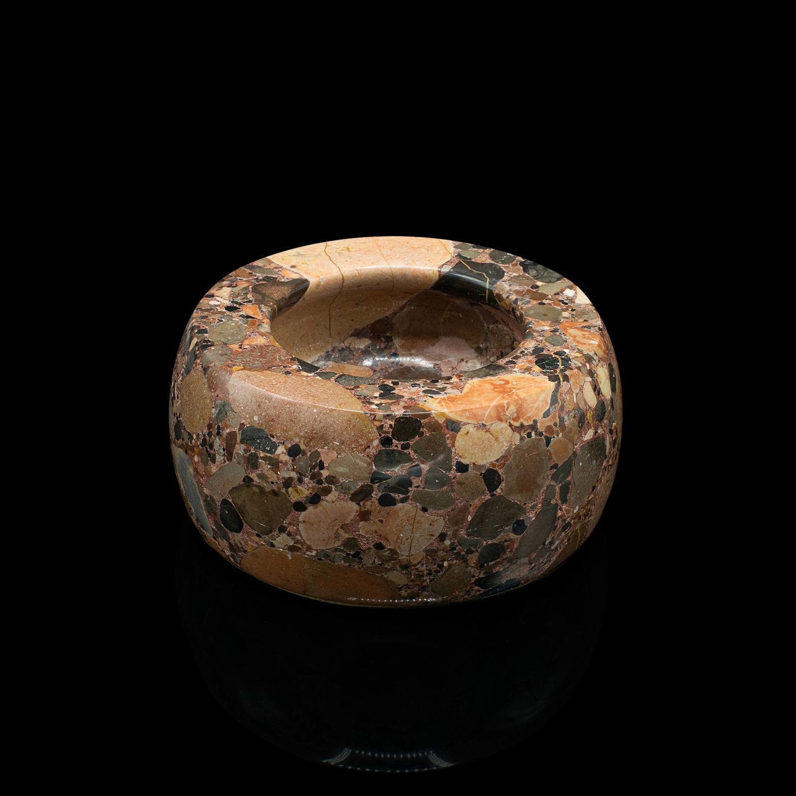 Antike dekorative Potpourri-Schale, englisch, polierter Granit, Schale, um 1920 (Britisch) im Angebot