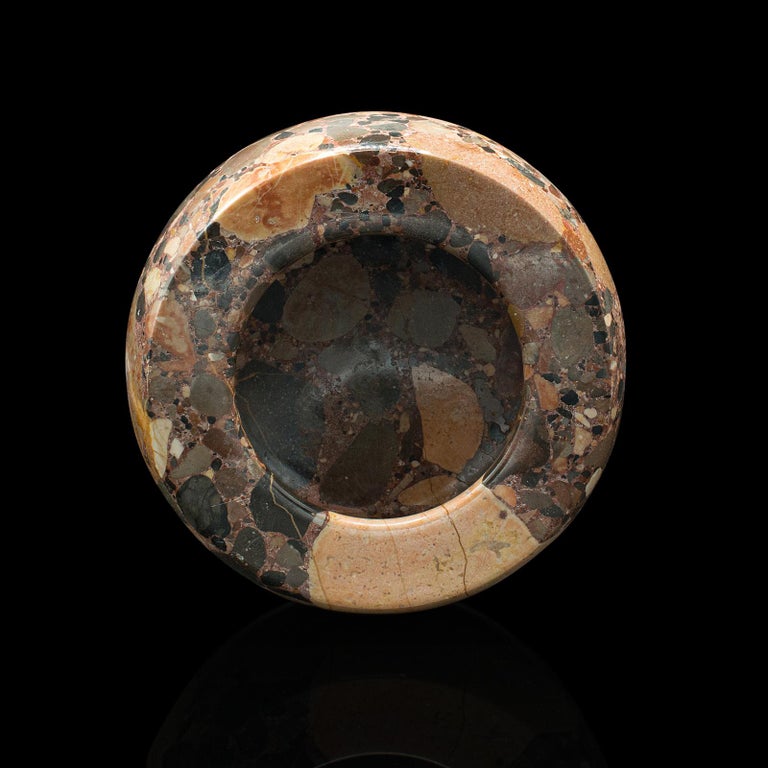 Antique Decorative Potpourri Dish, English, Polished Granite, Bowl