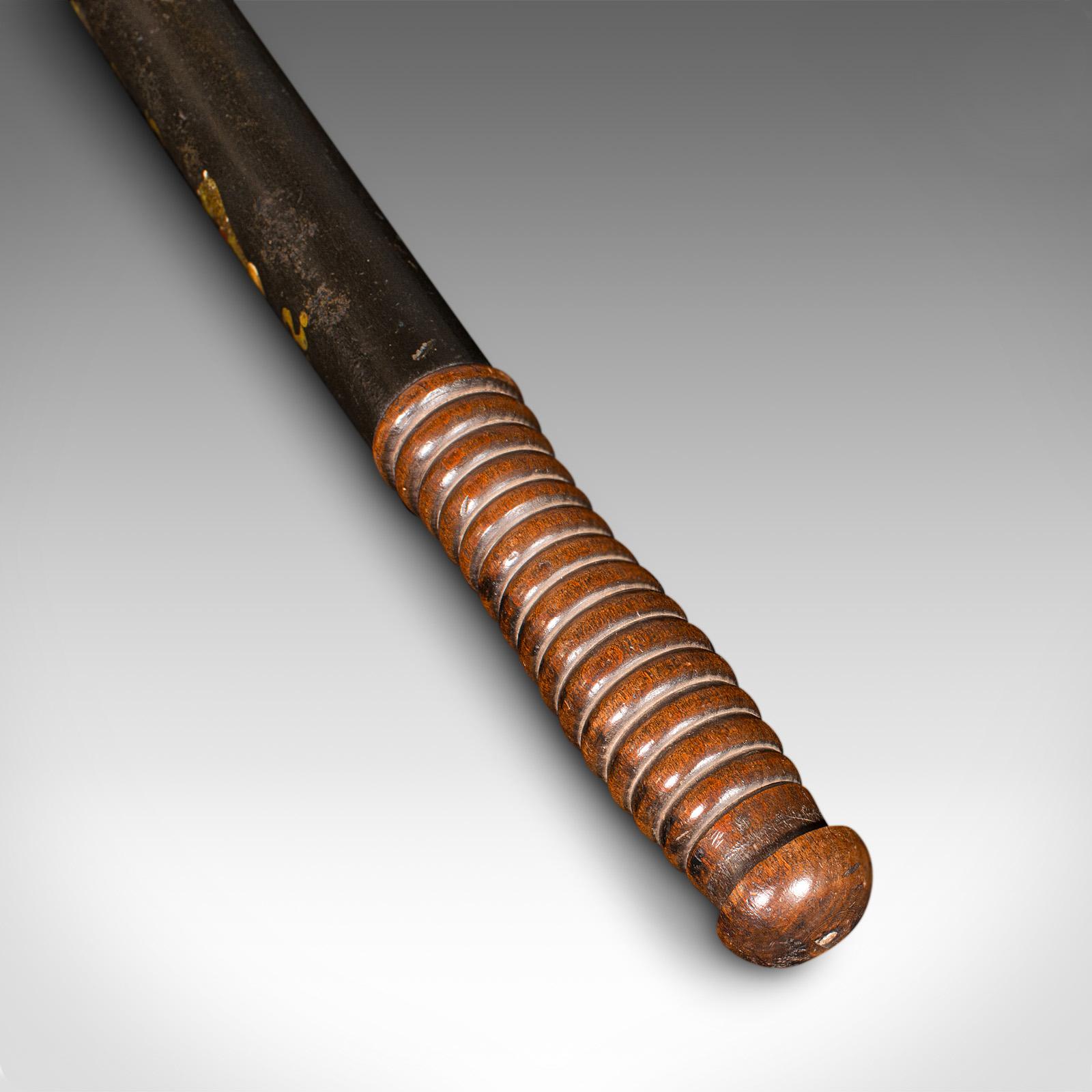 Porra Decorativa Antigua, Escocesa, Haya, Porra de Policía de Edimburgo, Victoriana en venta 3