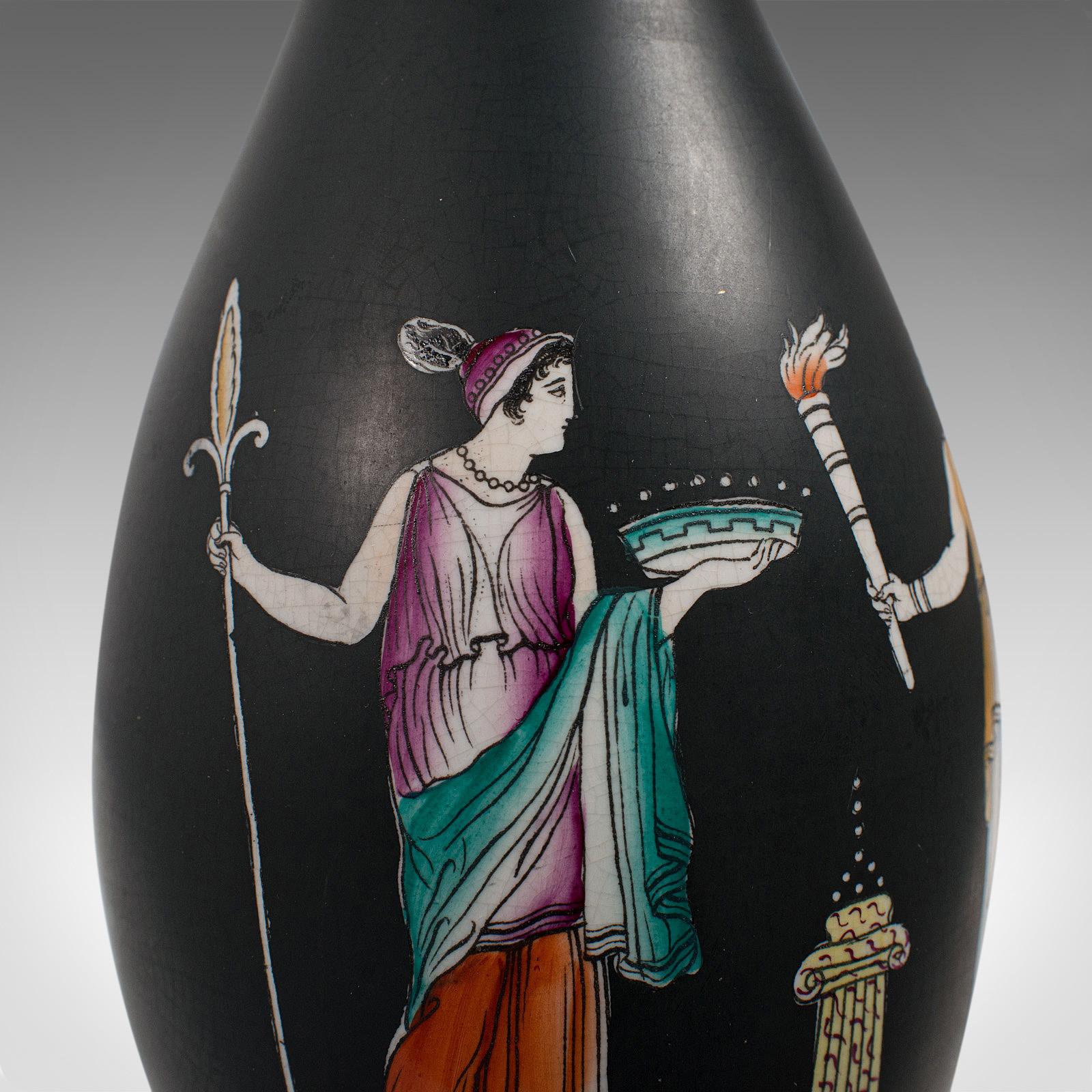 Antique Decorative Vase, English, Ceramic, Baluster Urn, Neoclassical, Victorian 5